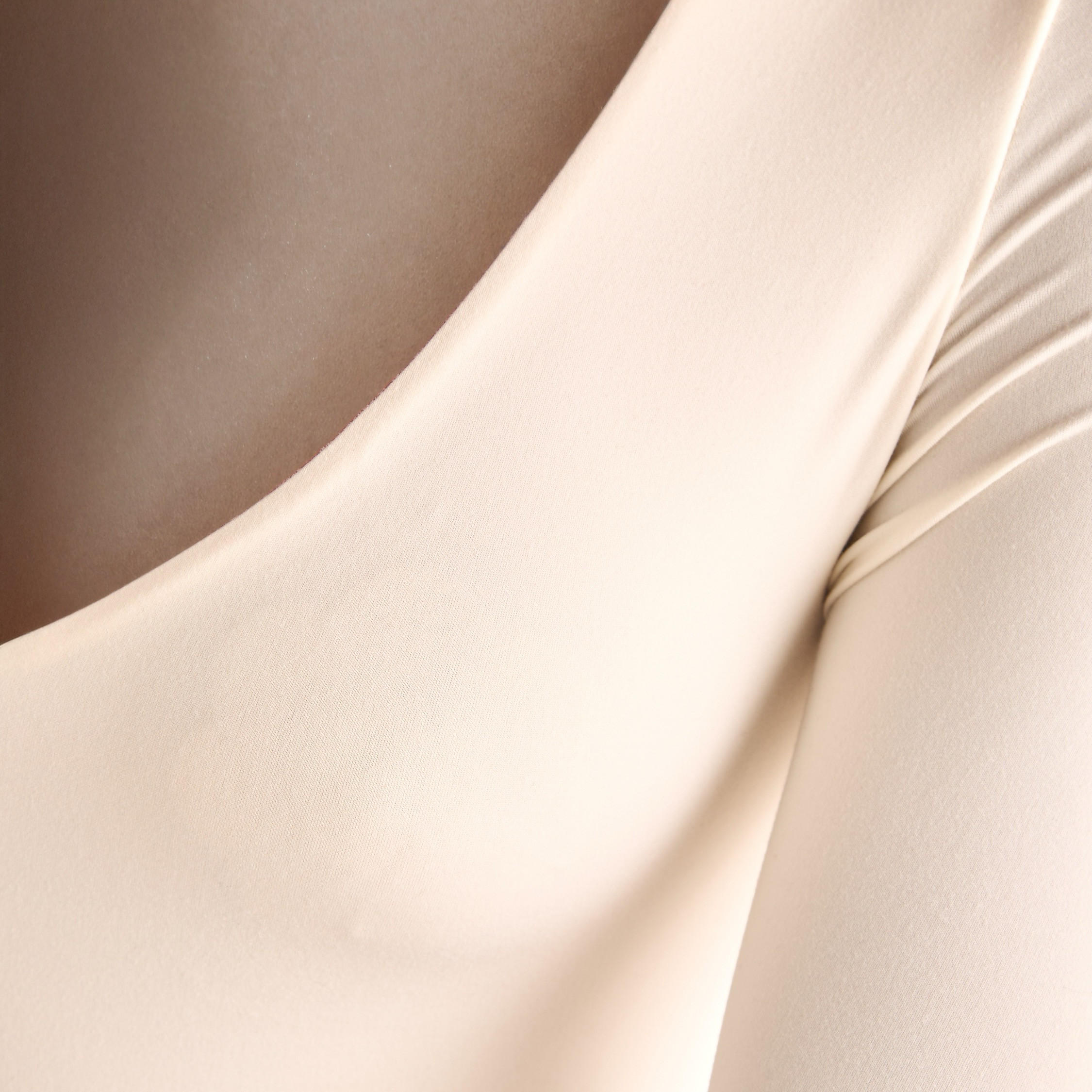 Scoop Neck Shaping Bodysuit with Long Sleeves-women-clothing-lingerie-shapewear-image-3
