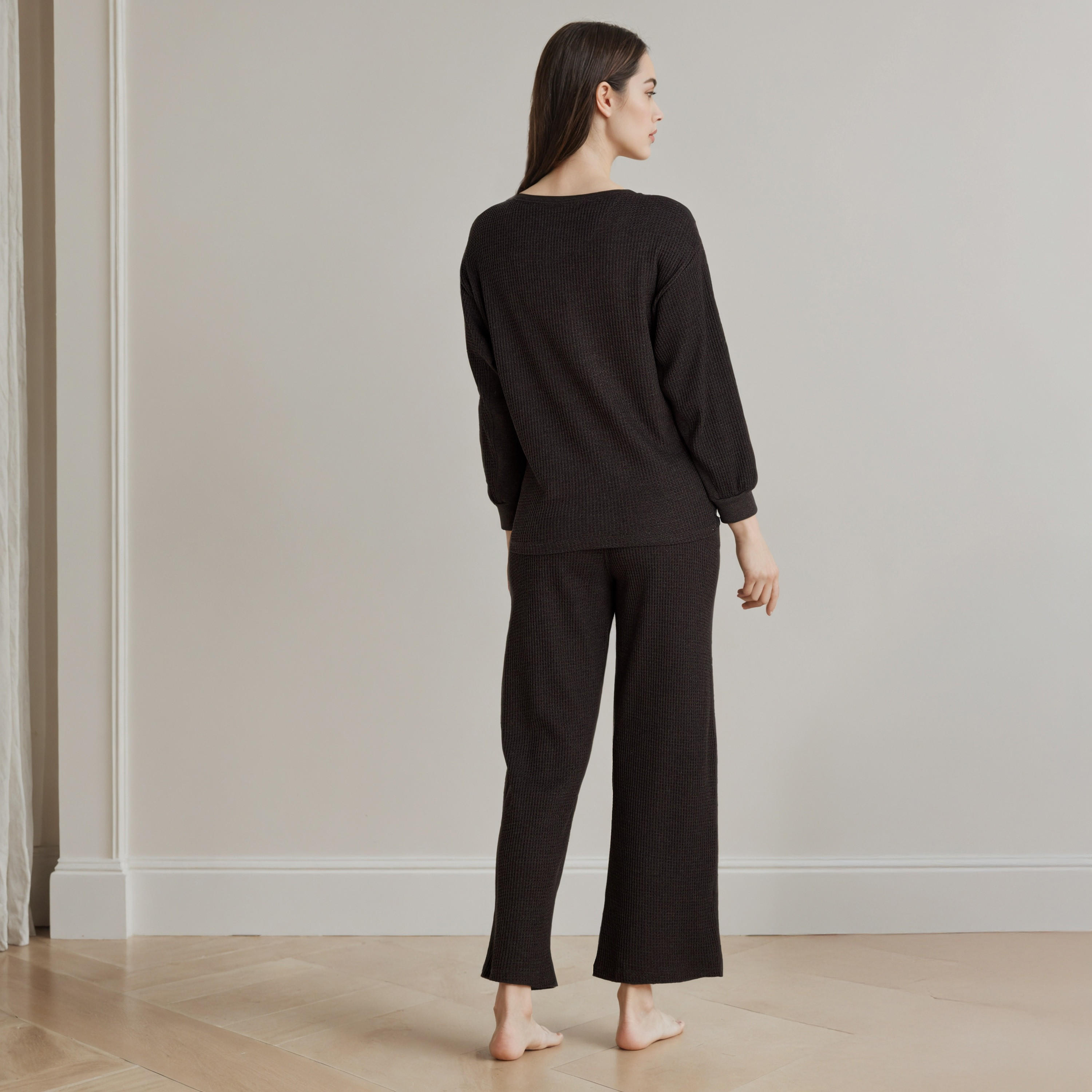 Textured Cotton Pyjama Set-women-clothing-nightwear-pyjamas-longsets-image-3