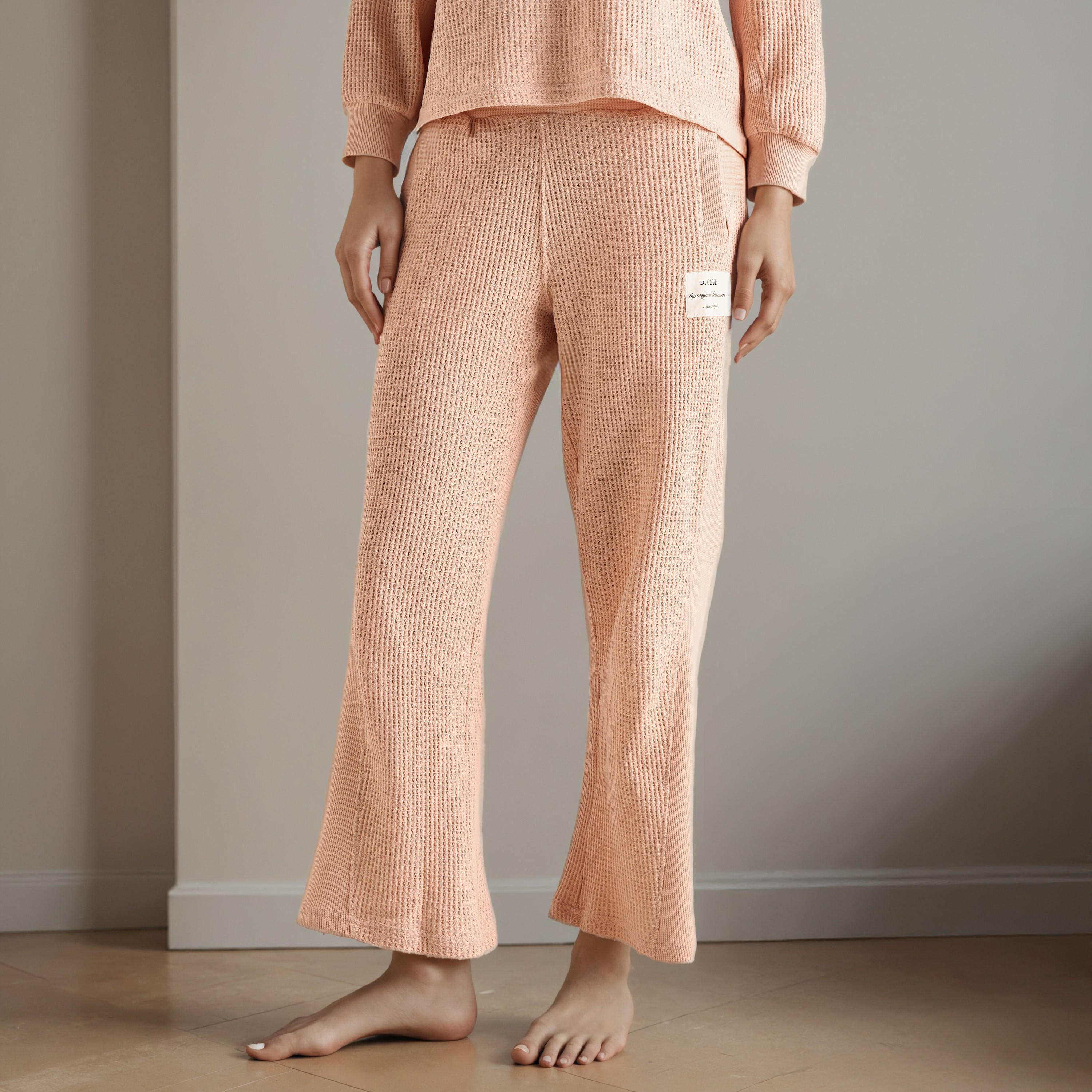 Textured Cotton Pyjama Set-women-clothing-nightwear-pyjamas-longsets-image-4