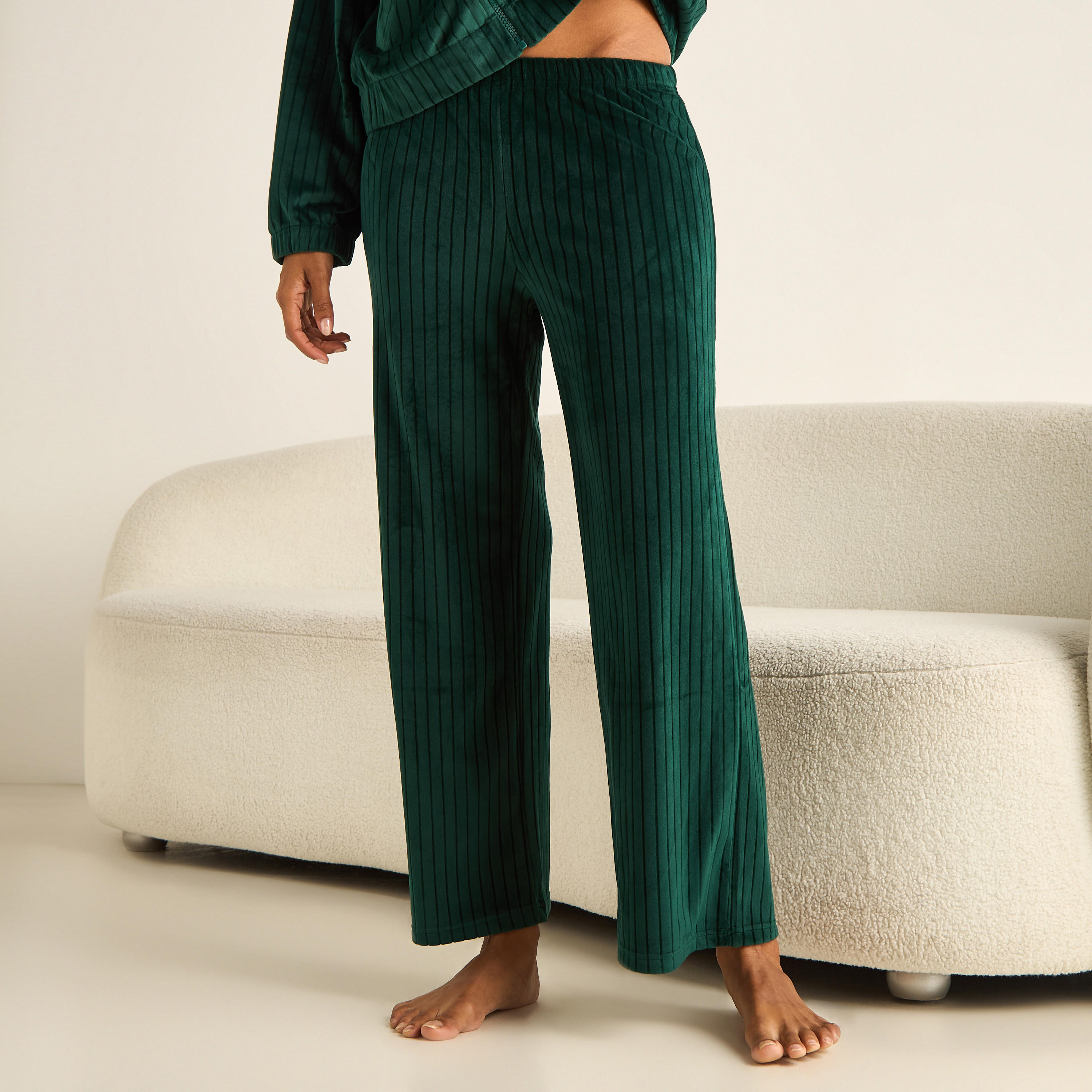 Pyjama Set Collared Shirt & Trousers-women-clothing-nightwear-pyjamas-longsets-image-4