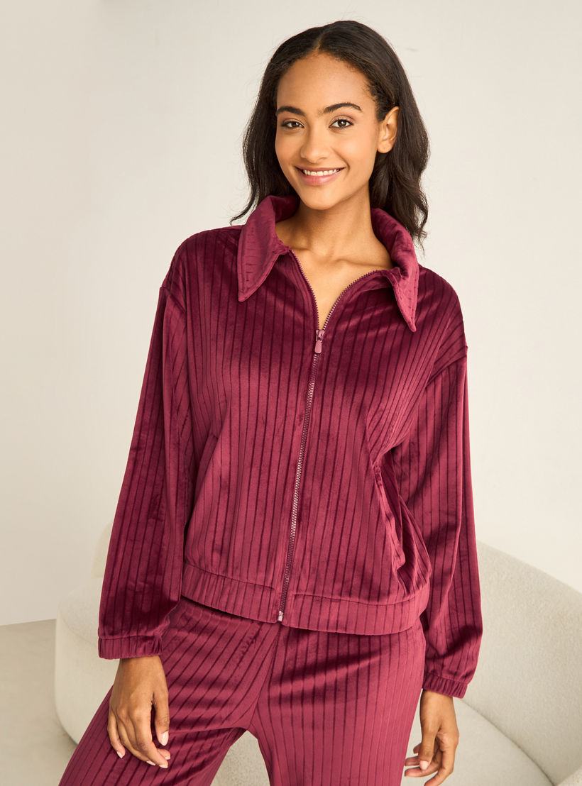 Pyjama Set Collared Shirt & Trousers-women-clothing-nightwear-pyjamas-longsets-image-2