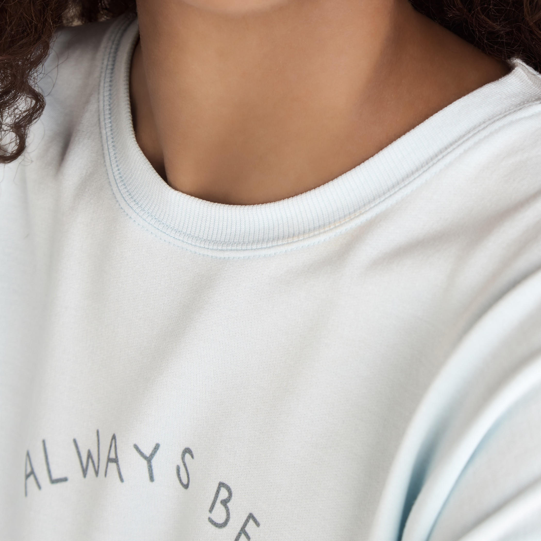 Mermaid Bear Print Sleepshirt with Long Sleeves-women-clothing-nightwear-nighties-image-4