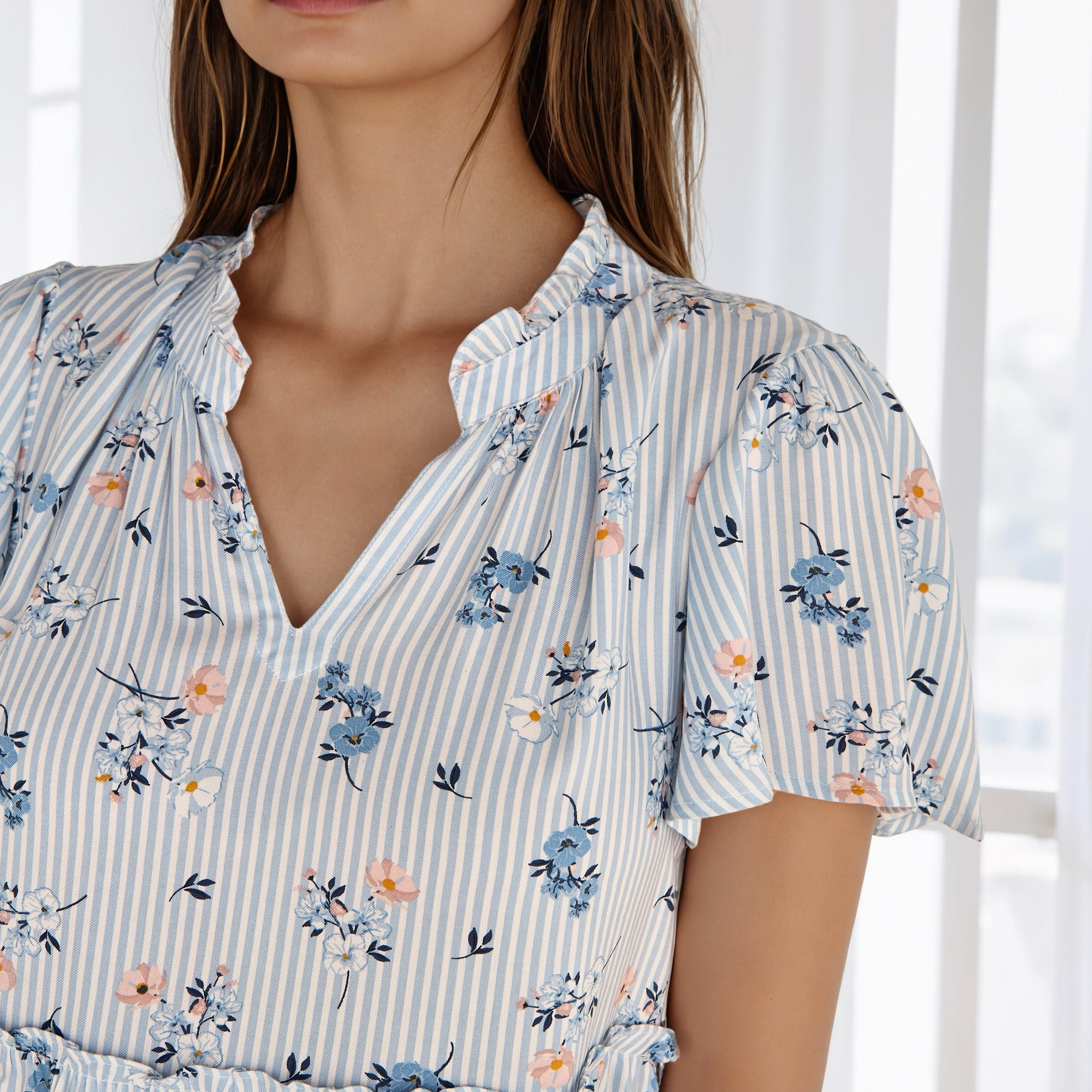 فستان نوم بطبقات - طقم من قطعتين متنوعتين-women-clothing-nightwear-nighties-image-3
