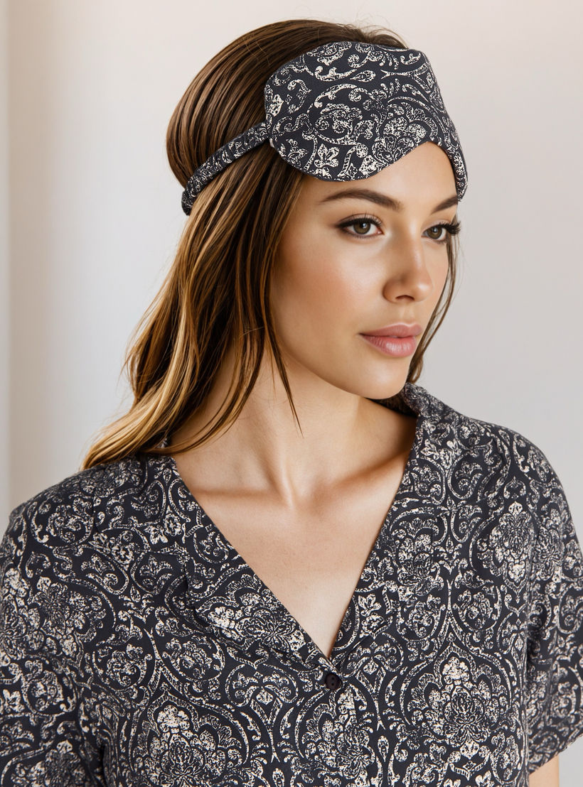 Floral Print Pyjama Set with Eye Mask-women-clothing-nightwear-pyjamas-longsets-image-5