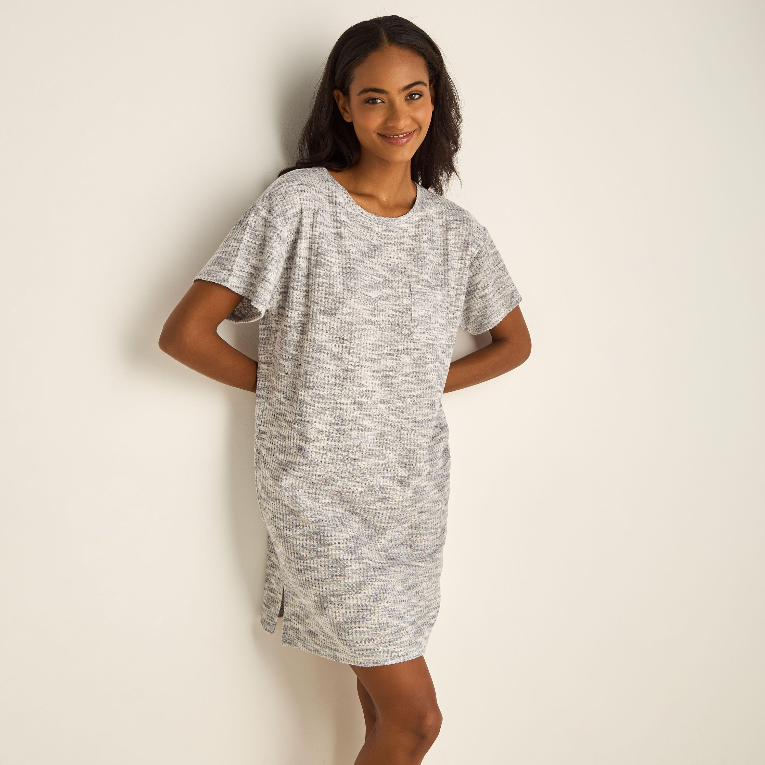 Nighty with Round Neck - Set of 2-women-clothing-nightwear-nighties-image-2