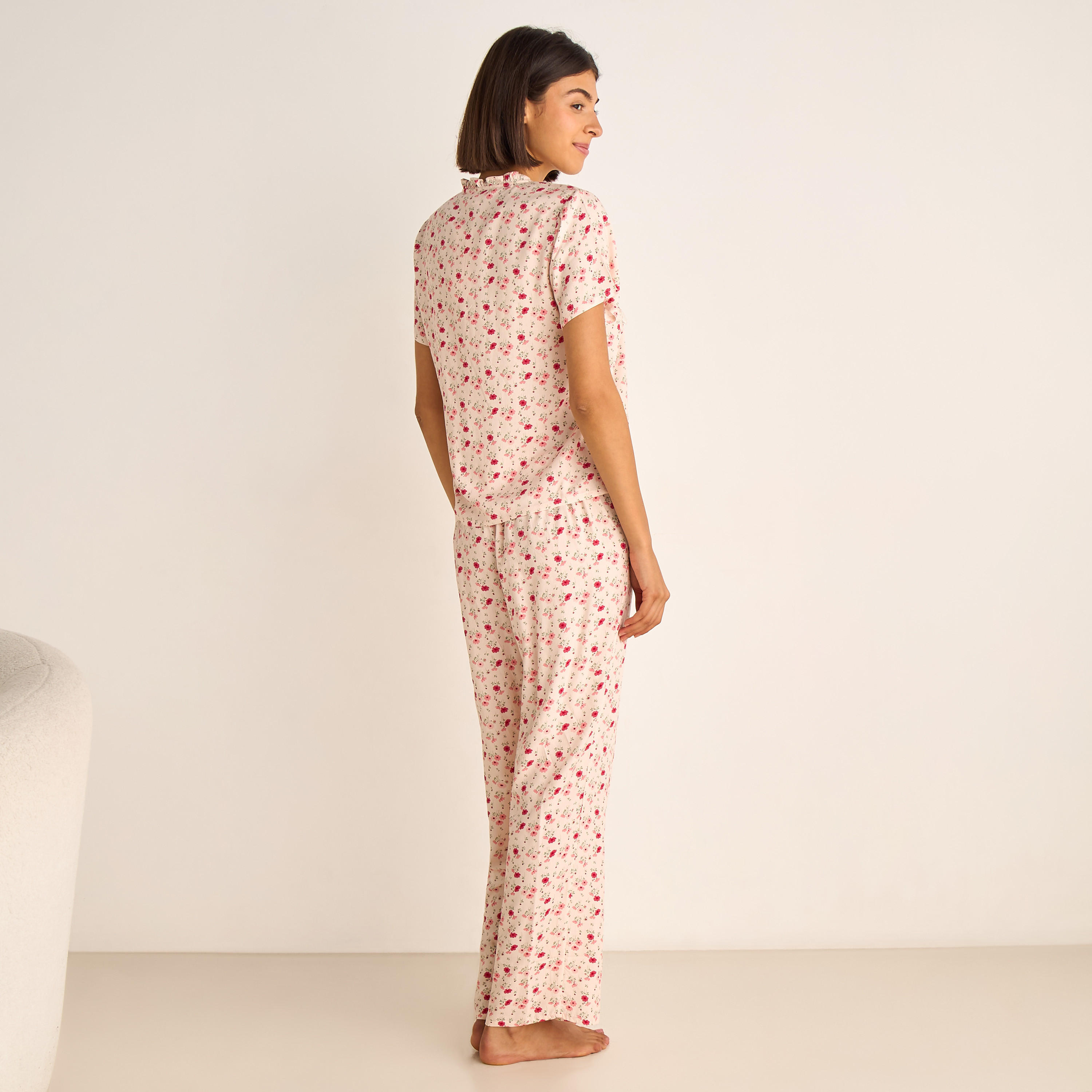 Pyjama Set Top and Trousers Rayon-women-clothing-nightwear-pyjamas-longsets-image-4