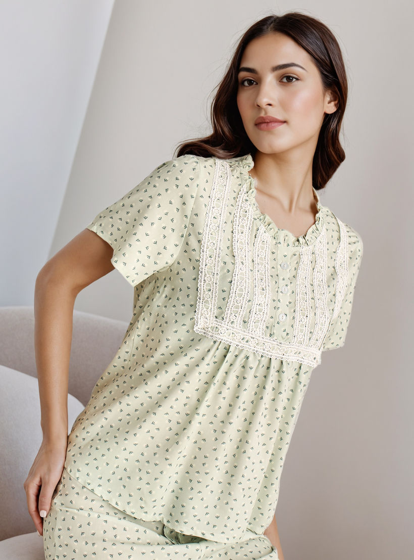 Pyjama Set Top and Trousers Rayon-women-clothing-nightwear-pyjamas-longsets-image-2