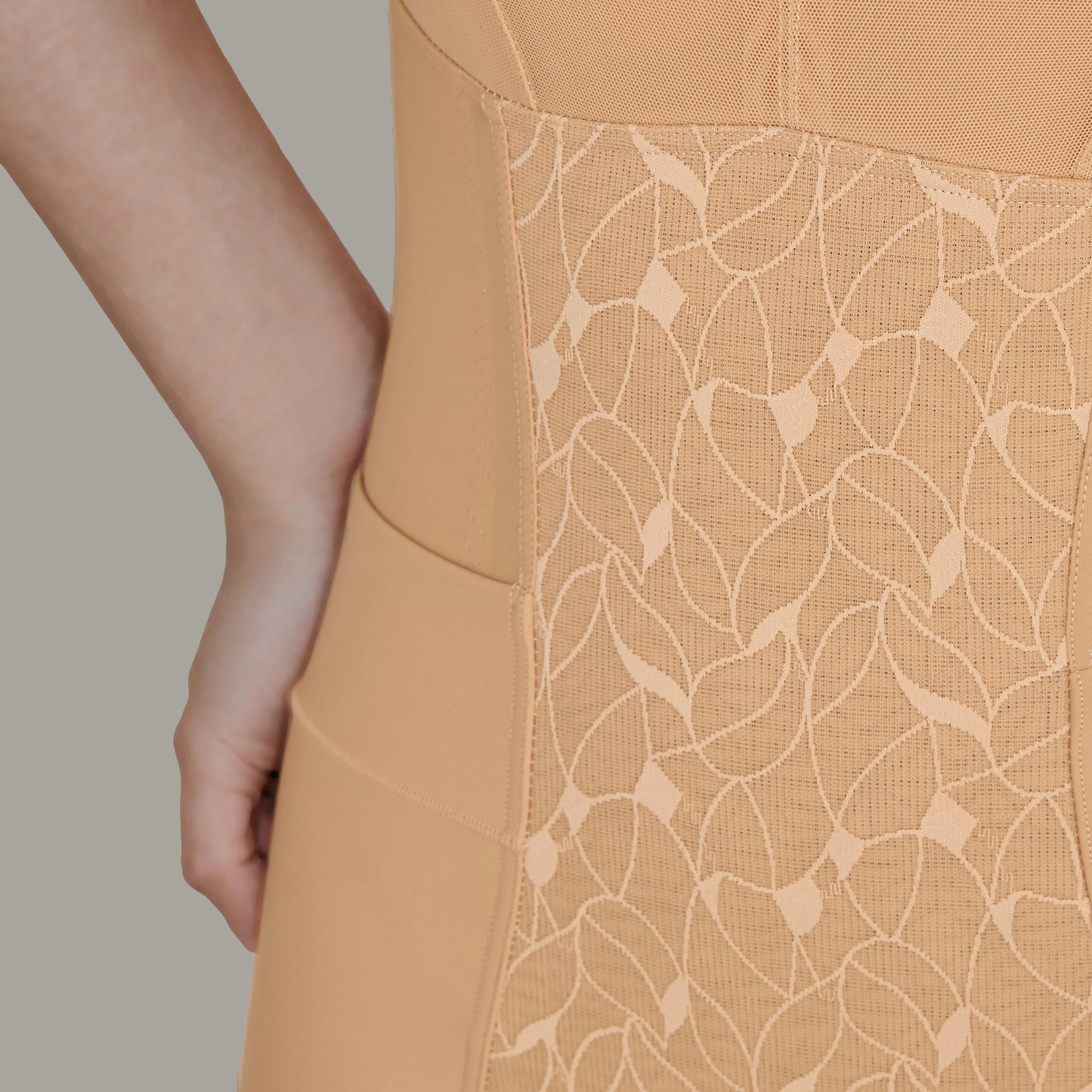 Mesh Panel Shaping Bodysuit-women-clothing-lingerie-shapewear-image-5