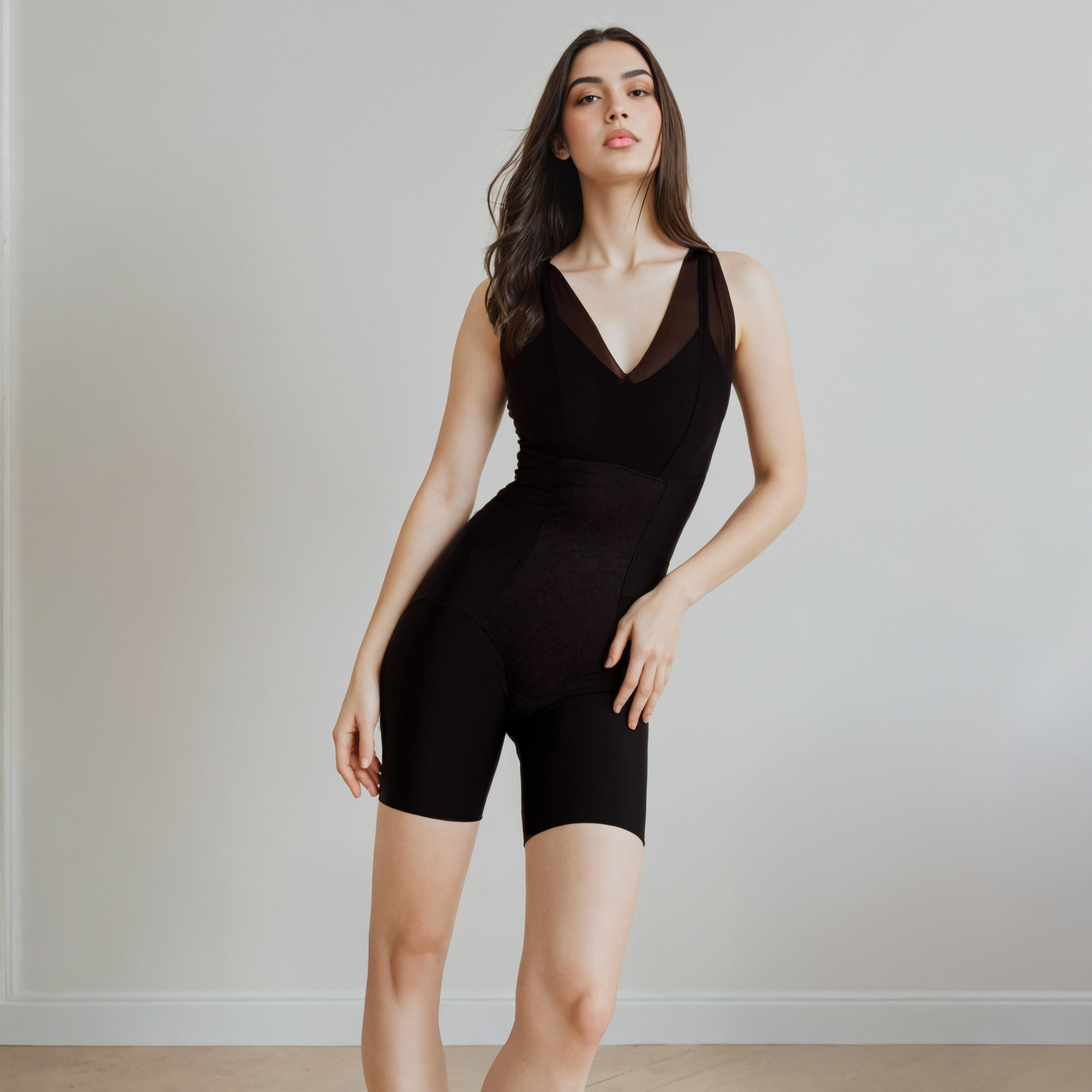 بودي سوت شبكي بألواح تشكيل الجسم-women-clothing-lingerie-shapewear-image-5