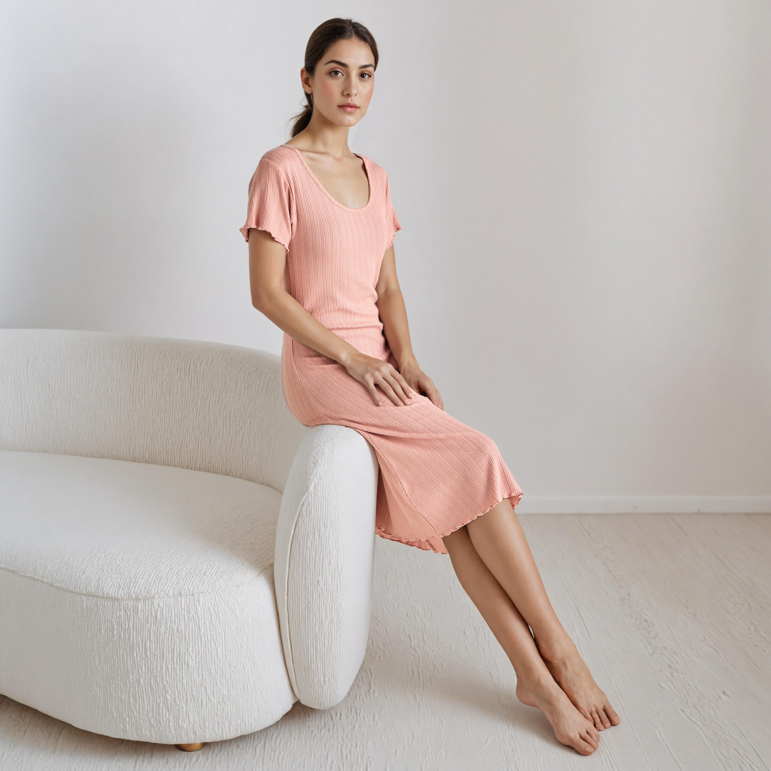 قميص نوم طويل برقبة واسعة-women-clothing-nightwear-nighties-image-2
