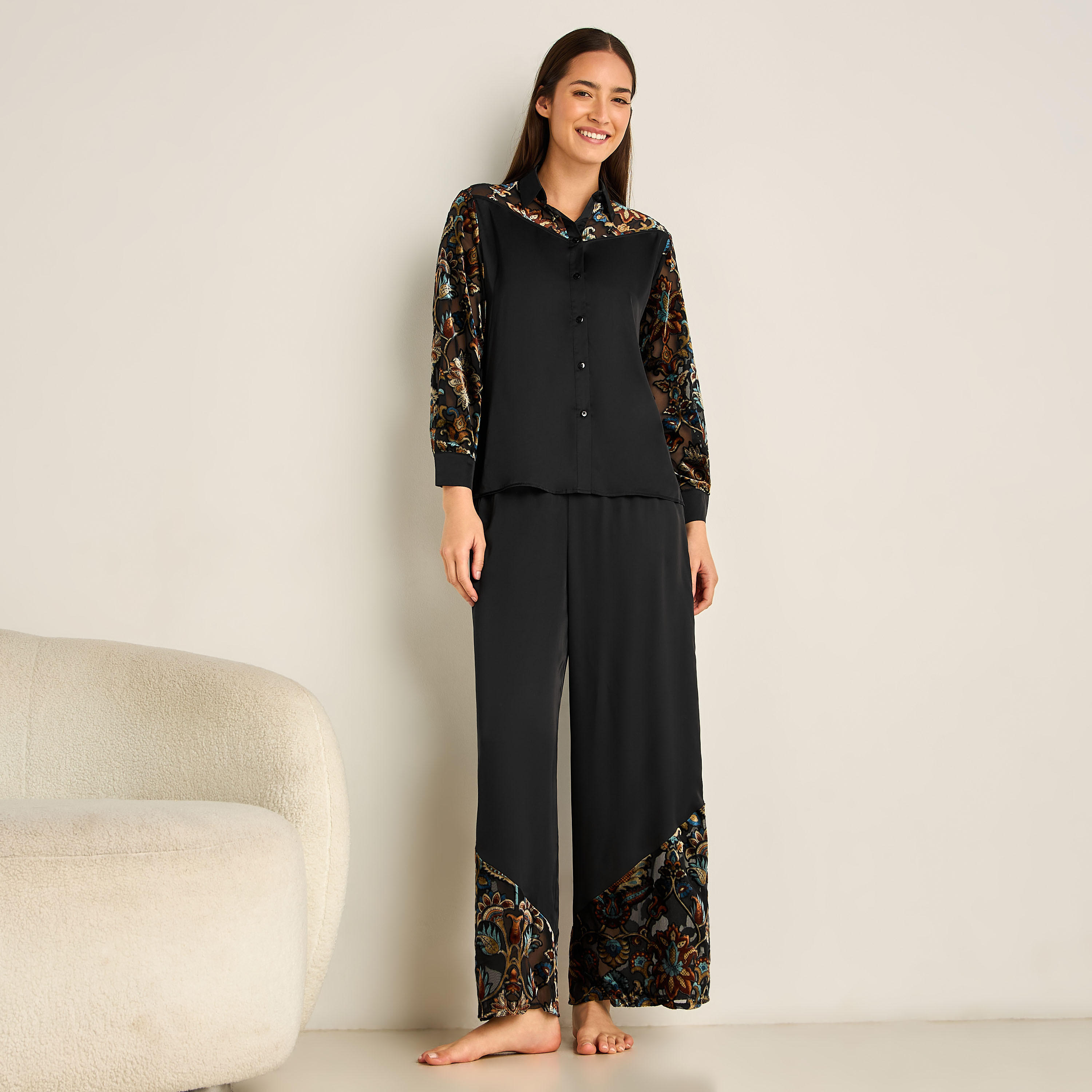 Pyjama Set Shirt and Pants-women-clothing-nightwear-pyjamas-longsets-image-1