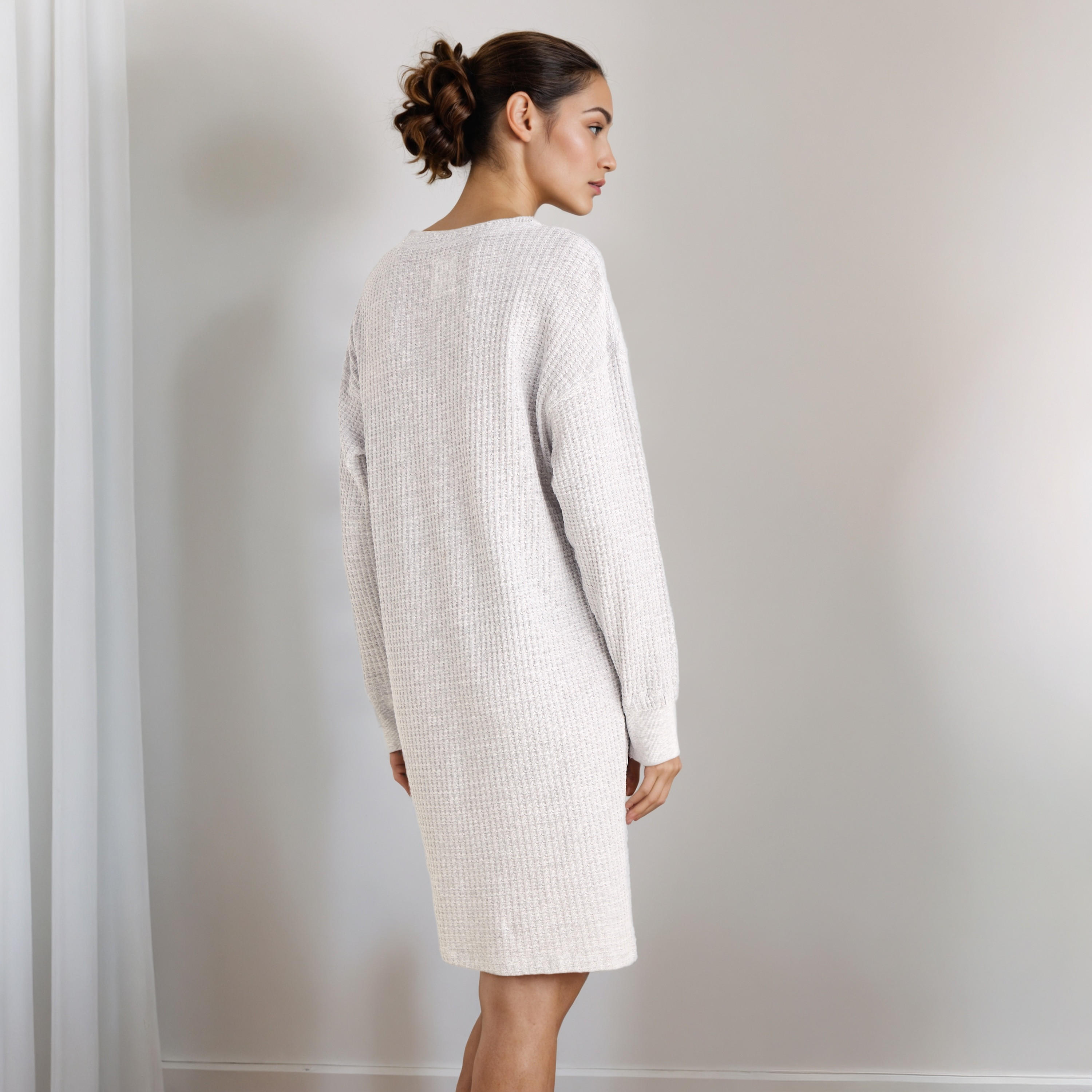 Nighty with V-neck-women-clothing-nightwear-nighties-image-2