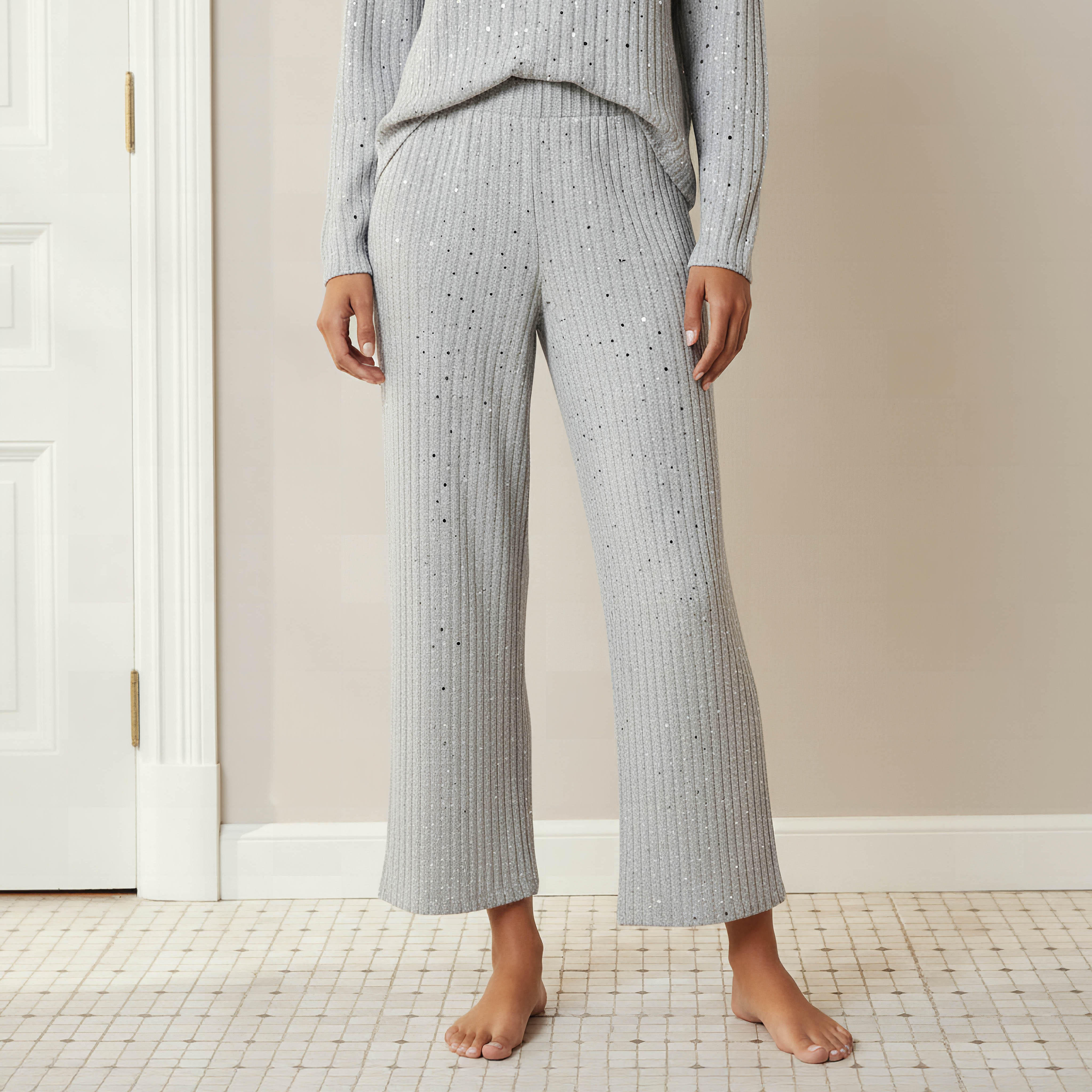 Pyjama Set Ribbed Top & Trousers-women-clothing-nightwear-pyjamas-longsets-image-4