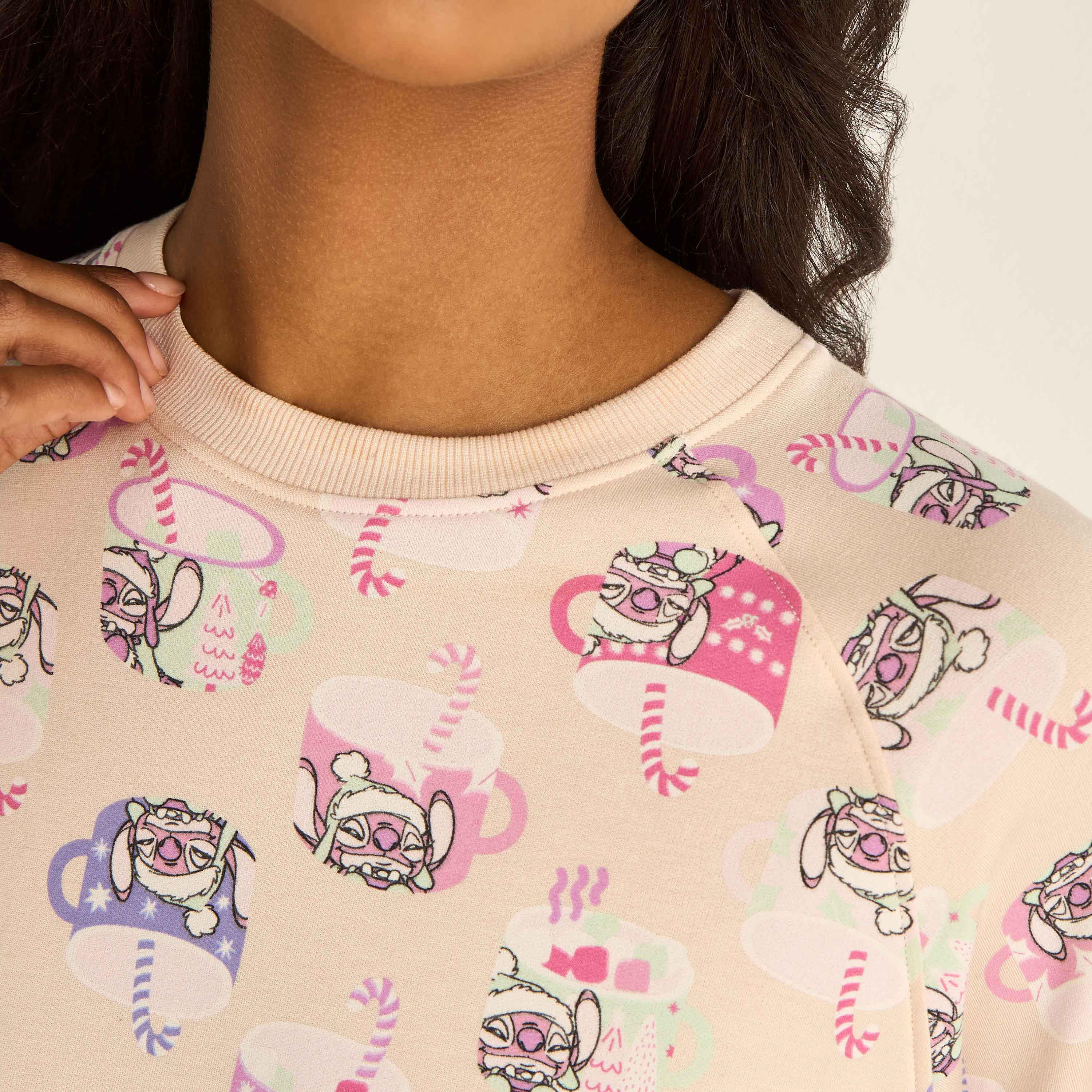 Pyjama Set T-shirt & Trousers Viscose Blend-women-clothing-nightwear-pyjamas-longsets-image-6