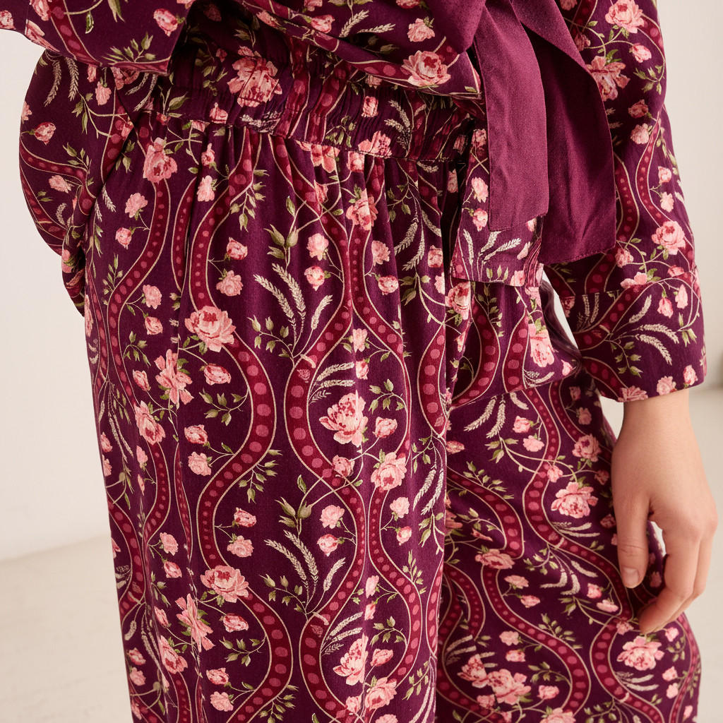 Pyjama Set Shirt & Trousers Viscose-women-clothing-nightwear-pyjamas-longsets-image-6