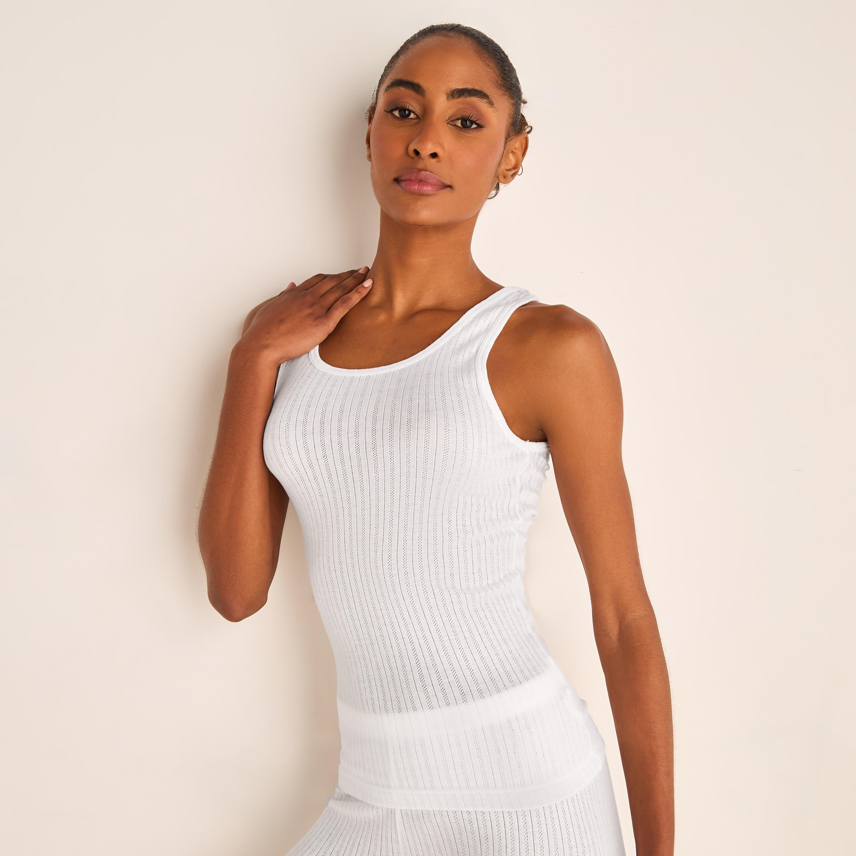 Ribbed Sleeveless Thermal Top-women-clothing-lingerie-thermals-image-1