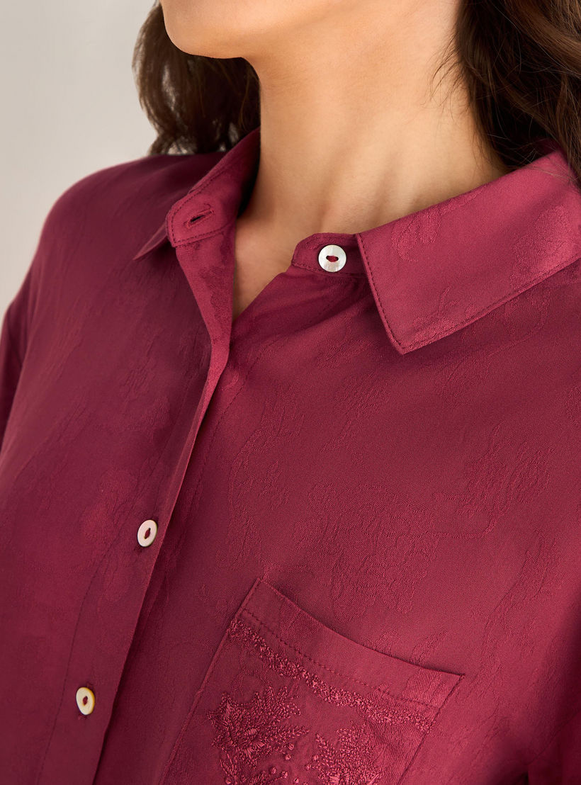 Pyjama Set Shirt Style & Trousers Viscose-women-clothing-nightwear-pyjamas-longsets-image-6