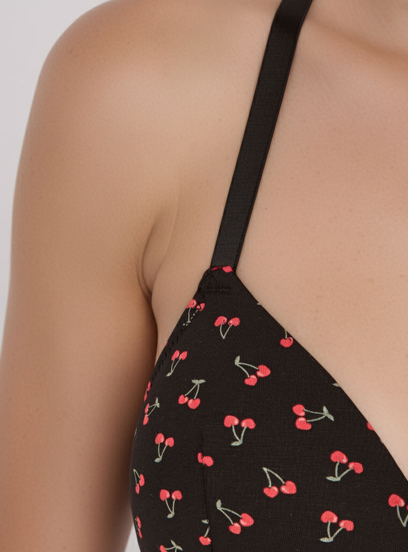 Bra Balconette Style Non-Wired Cotton Blend-women-clothing-lingerie-bras-image-3