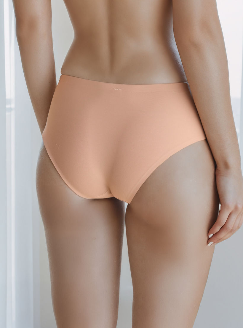 Plain Briefs with Elasticated Waistband-women-clothing-lingerie-panties-image-2