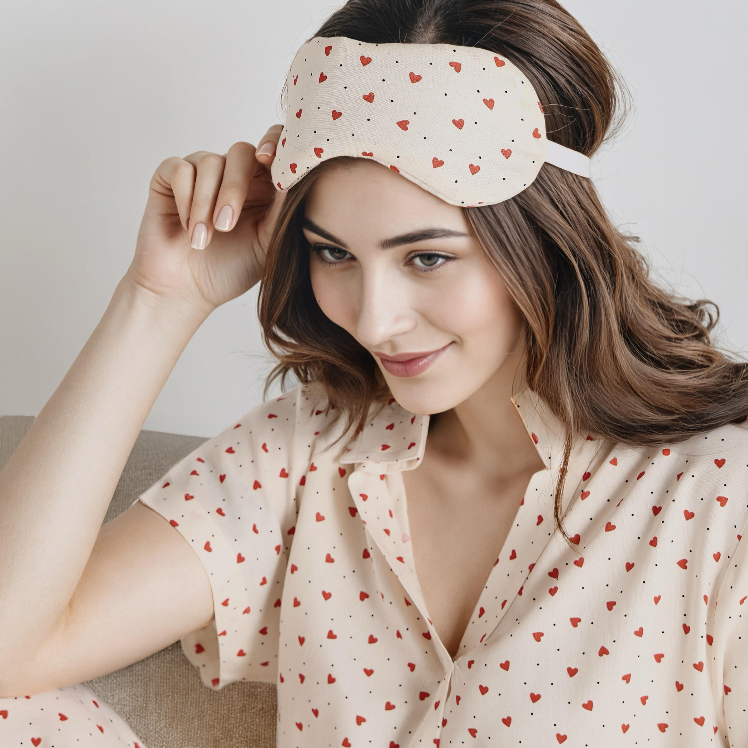 طقم قميص وبنطلون بيجاما فيسكوز-women-clothing-nightwear-pyjamas-longsets-image-7