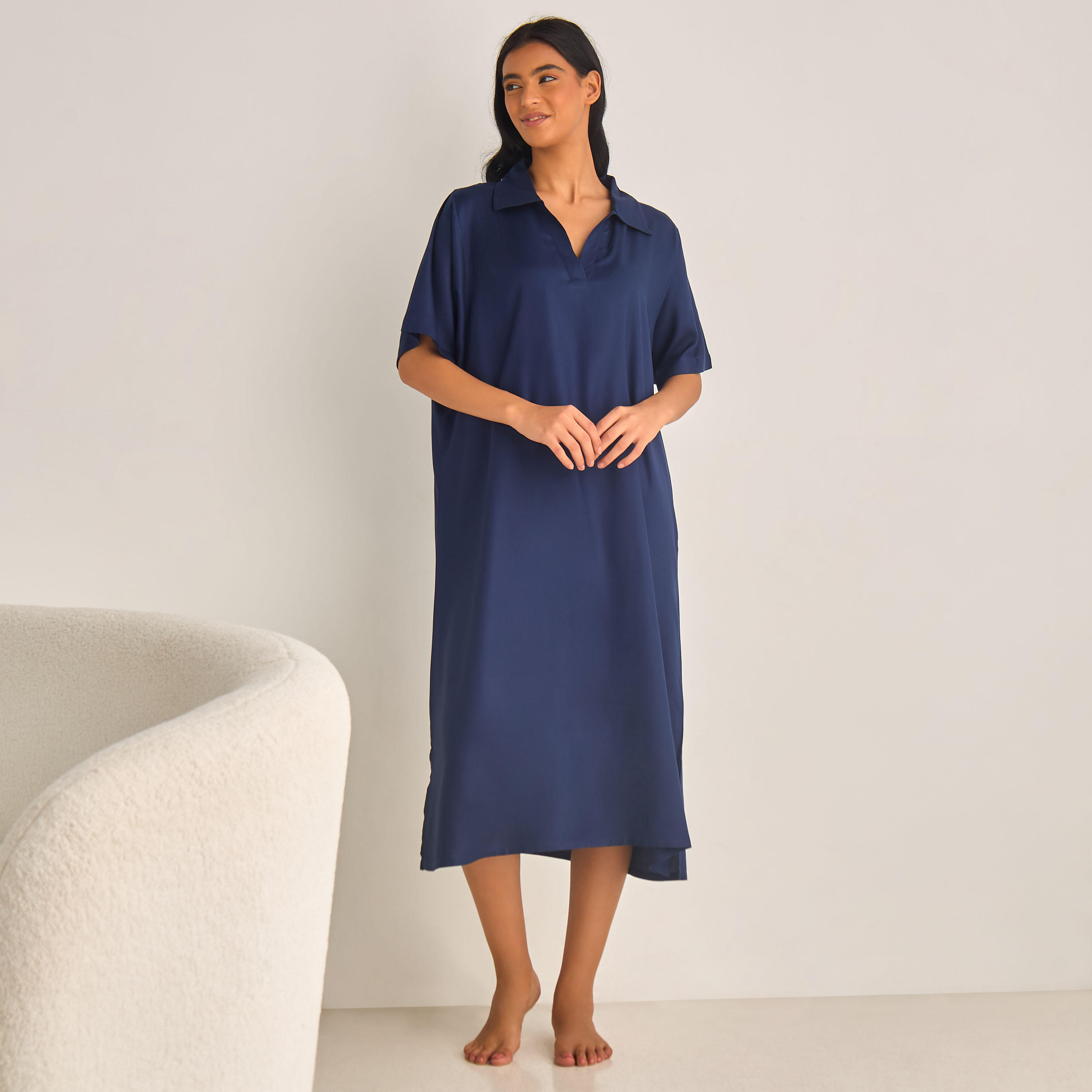 Nighty Viscose with Collar - Set of 2-women-clothing-nightwear-nighties-image-7