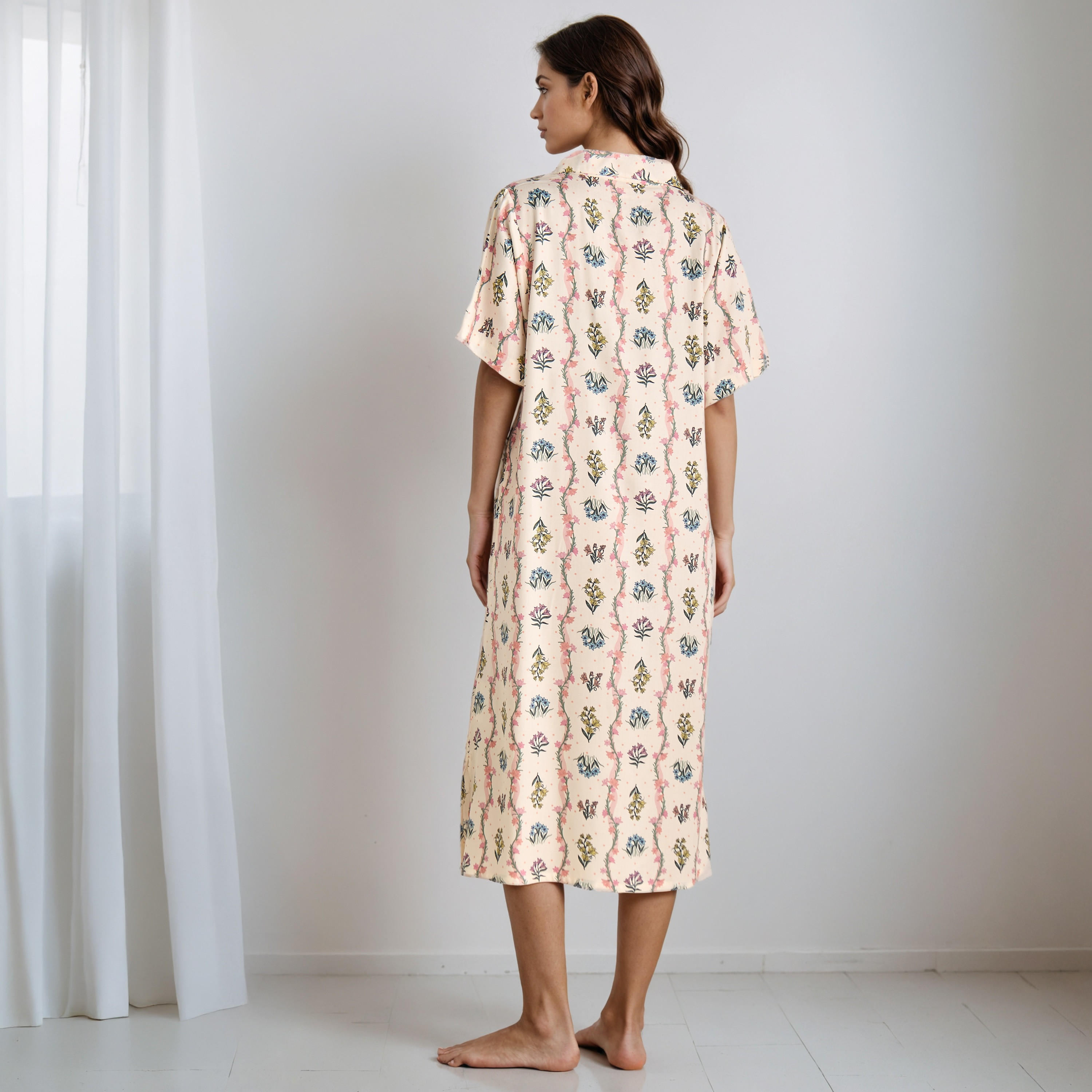 قميص نوم فيسكوز بياقة - طقم من 2-women-clothing-nightwear-nighties-image-3