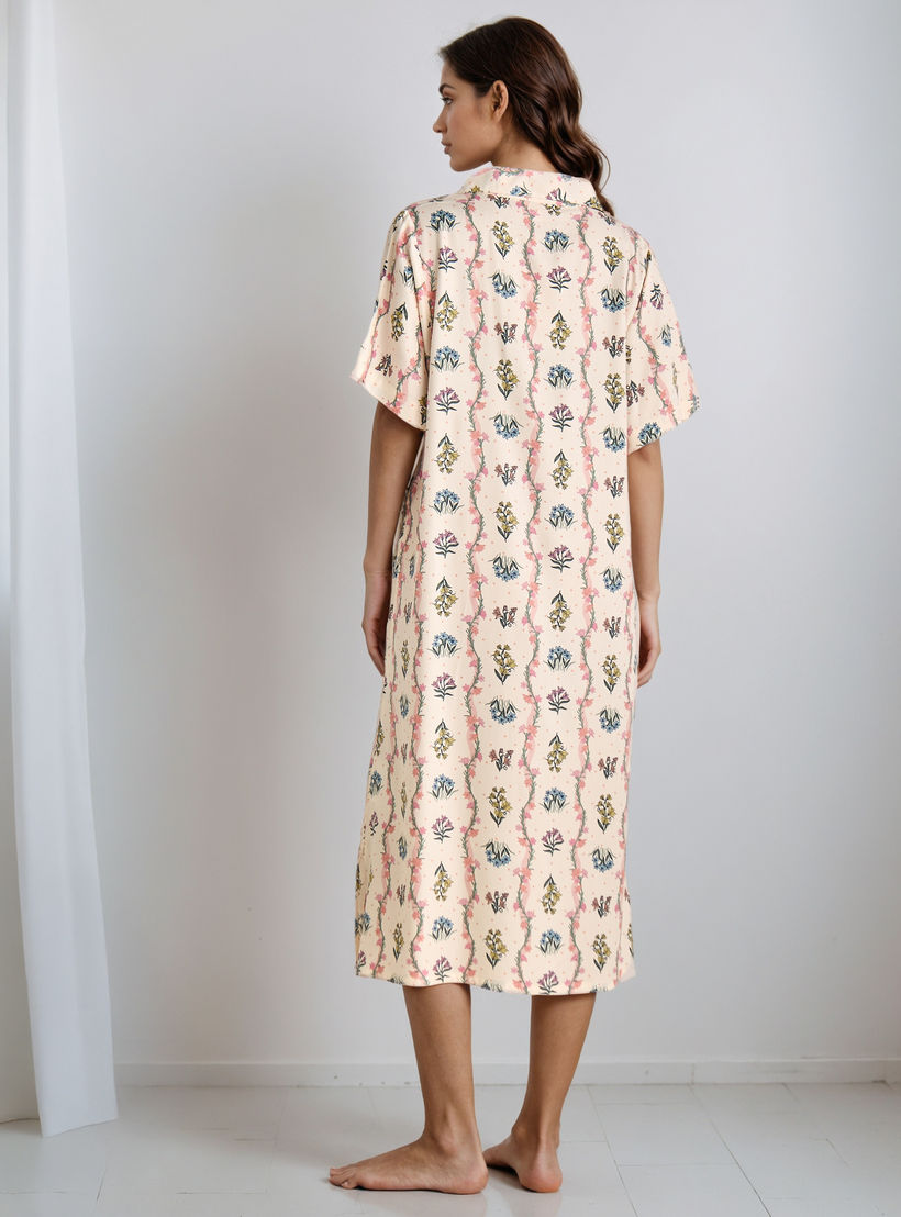 Nighty Viscose with Collar - Set of 2-women-clothing-nightwear-nighties-image-3