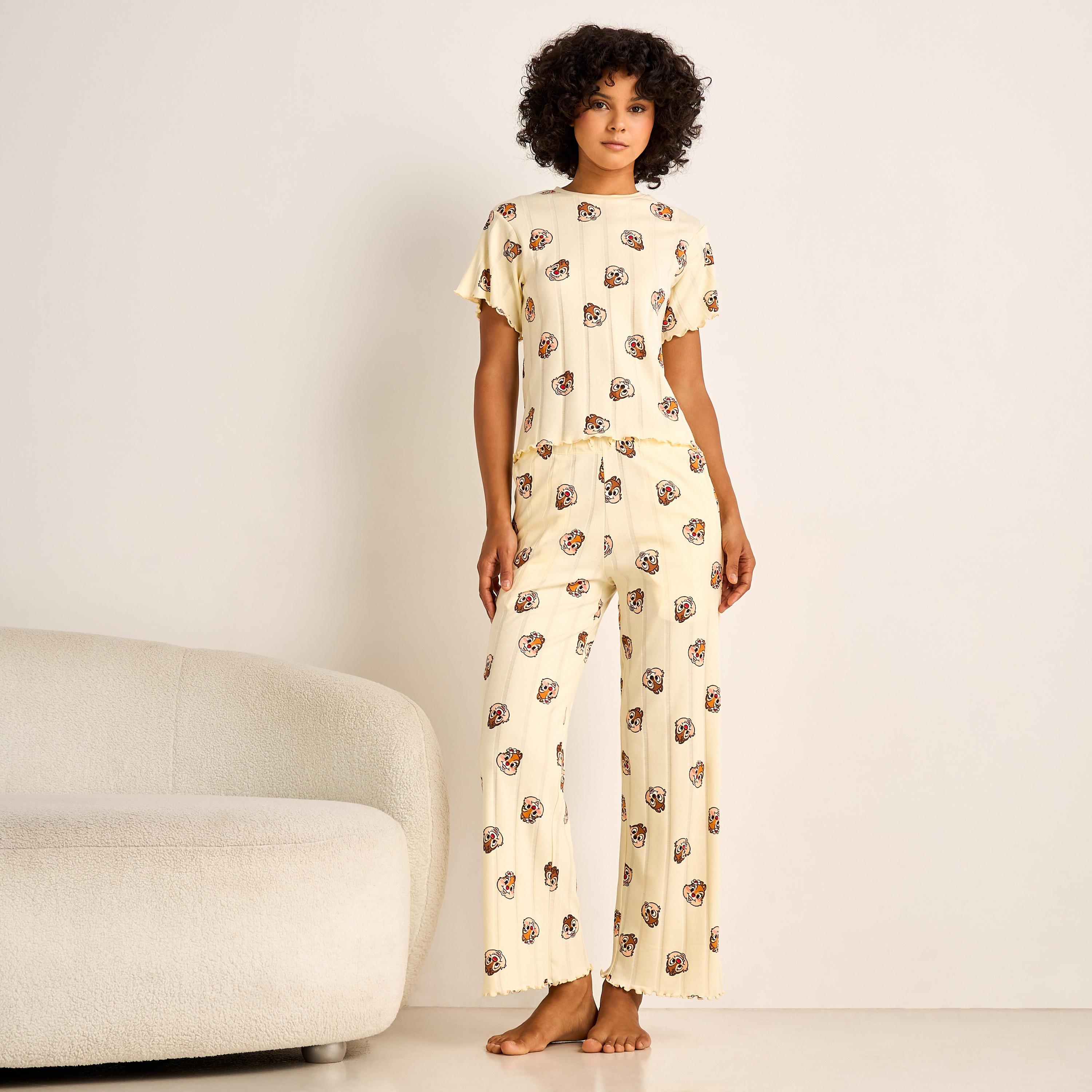طقم بيجاما بلوزة وبنطلون-women-clothing-nightwear-pyjamas-longsets-image-6