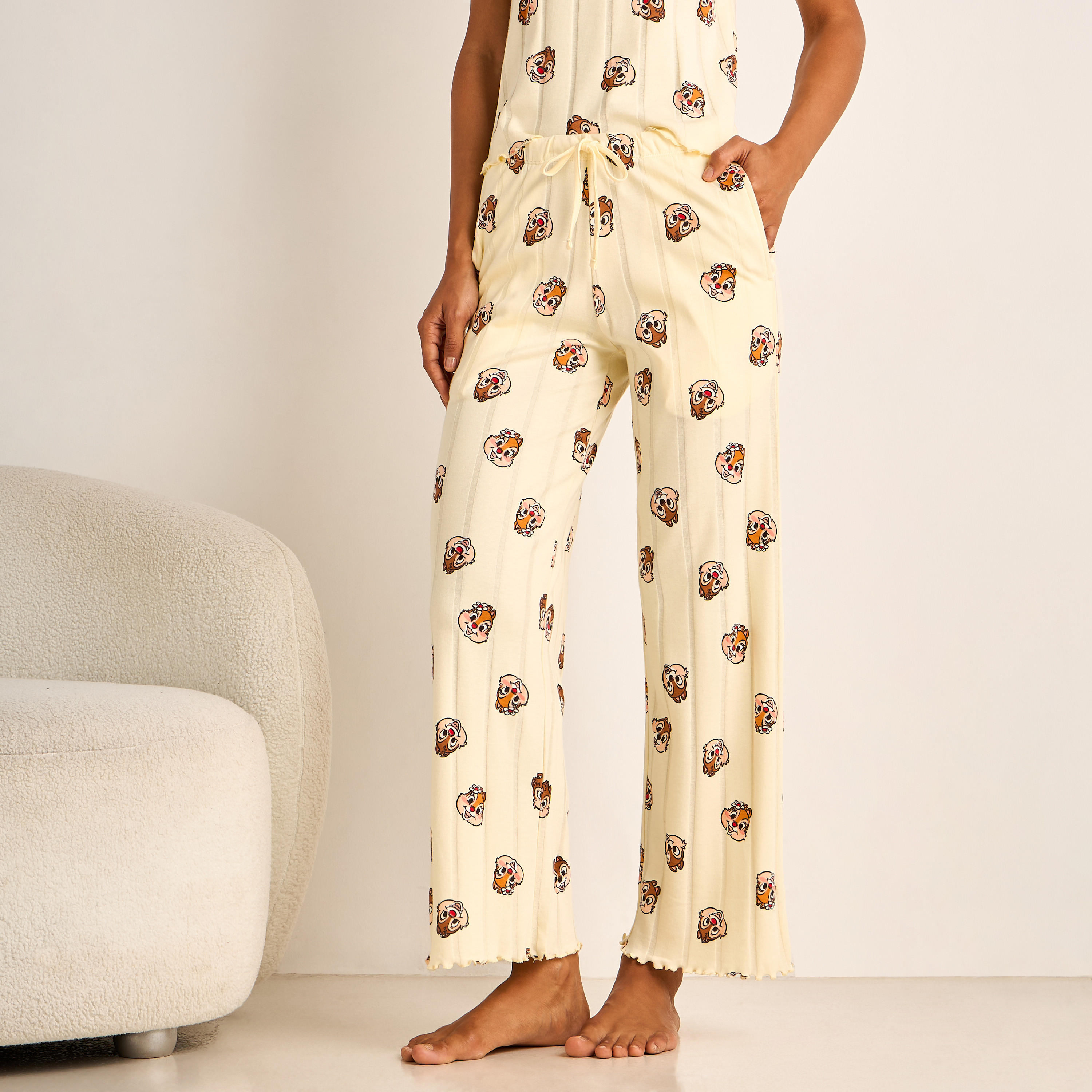 طقم بيجاما بلوزة وبنطلون-women-clothing-nightwear-pyjamas-longsets-image-4