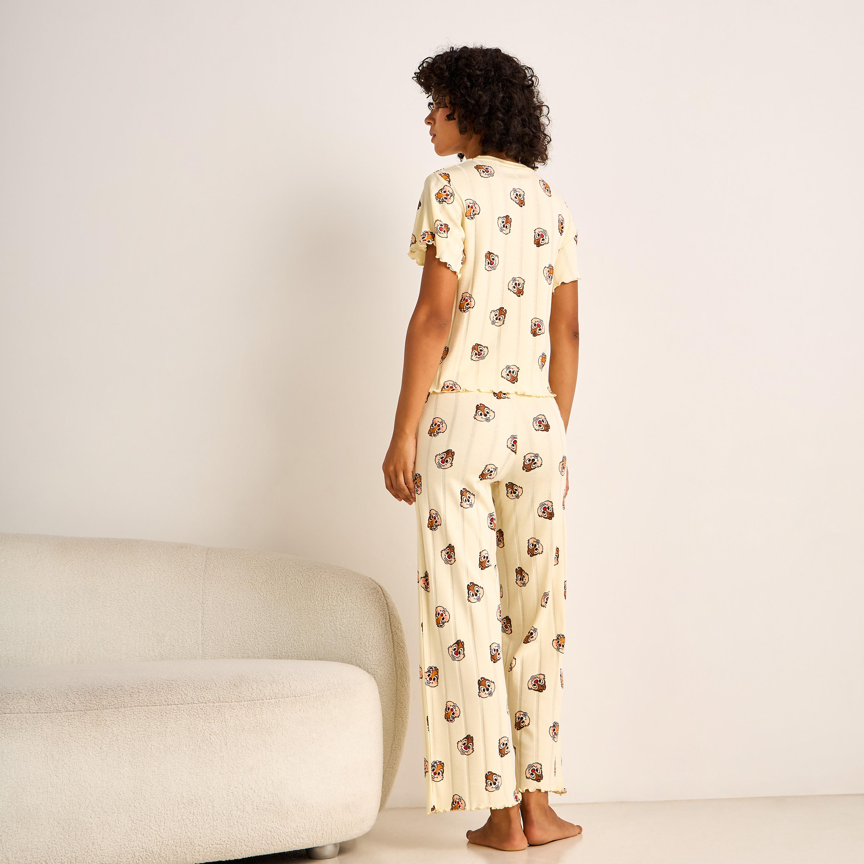 طقم بيجاما بلوزة وبنطلون-women-clothing-nightwear-pyjamas-longsets-image-3