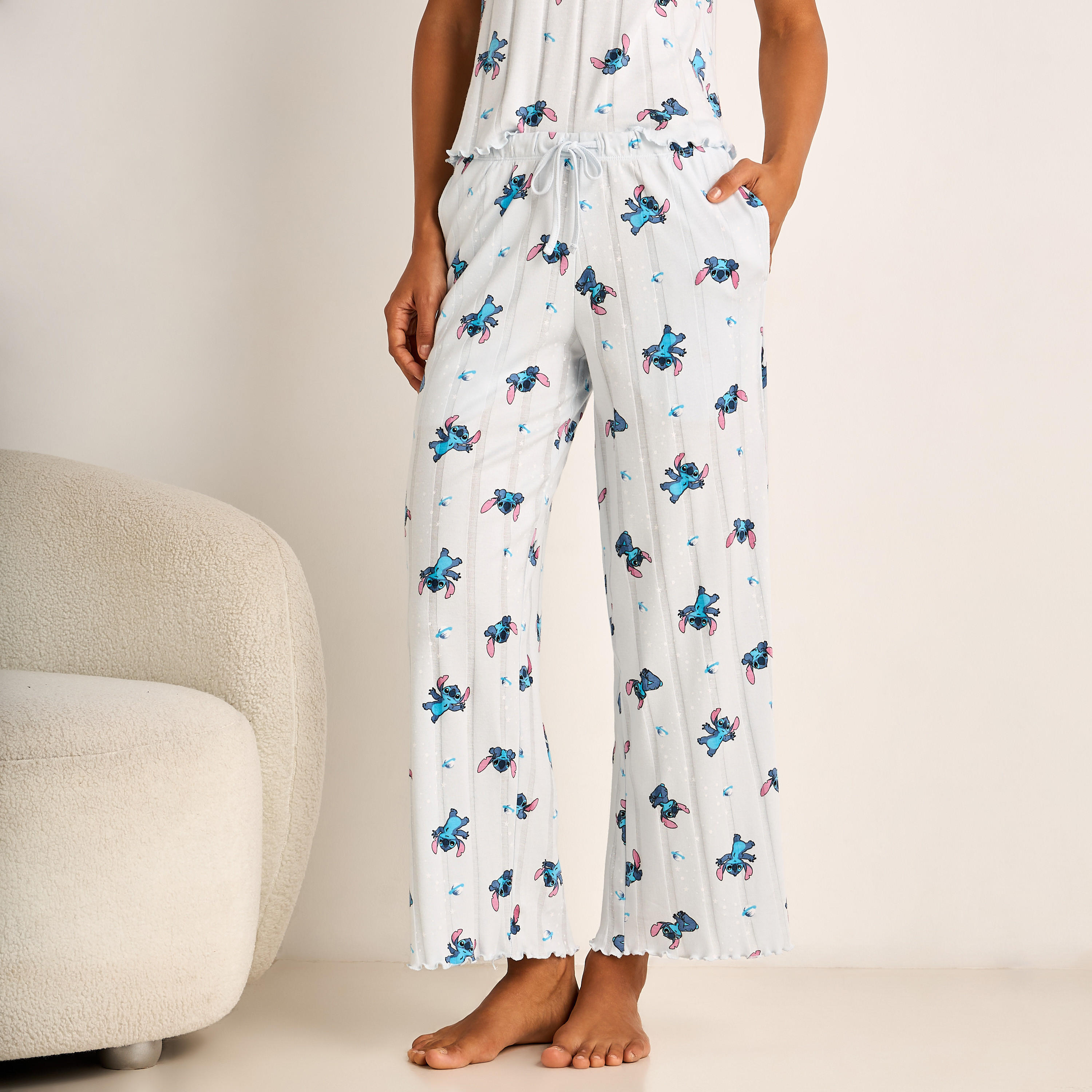 Pyjama Set Top & Trousers-women-clothing-nightwear-pyjamas-longsets-image-3