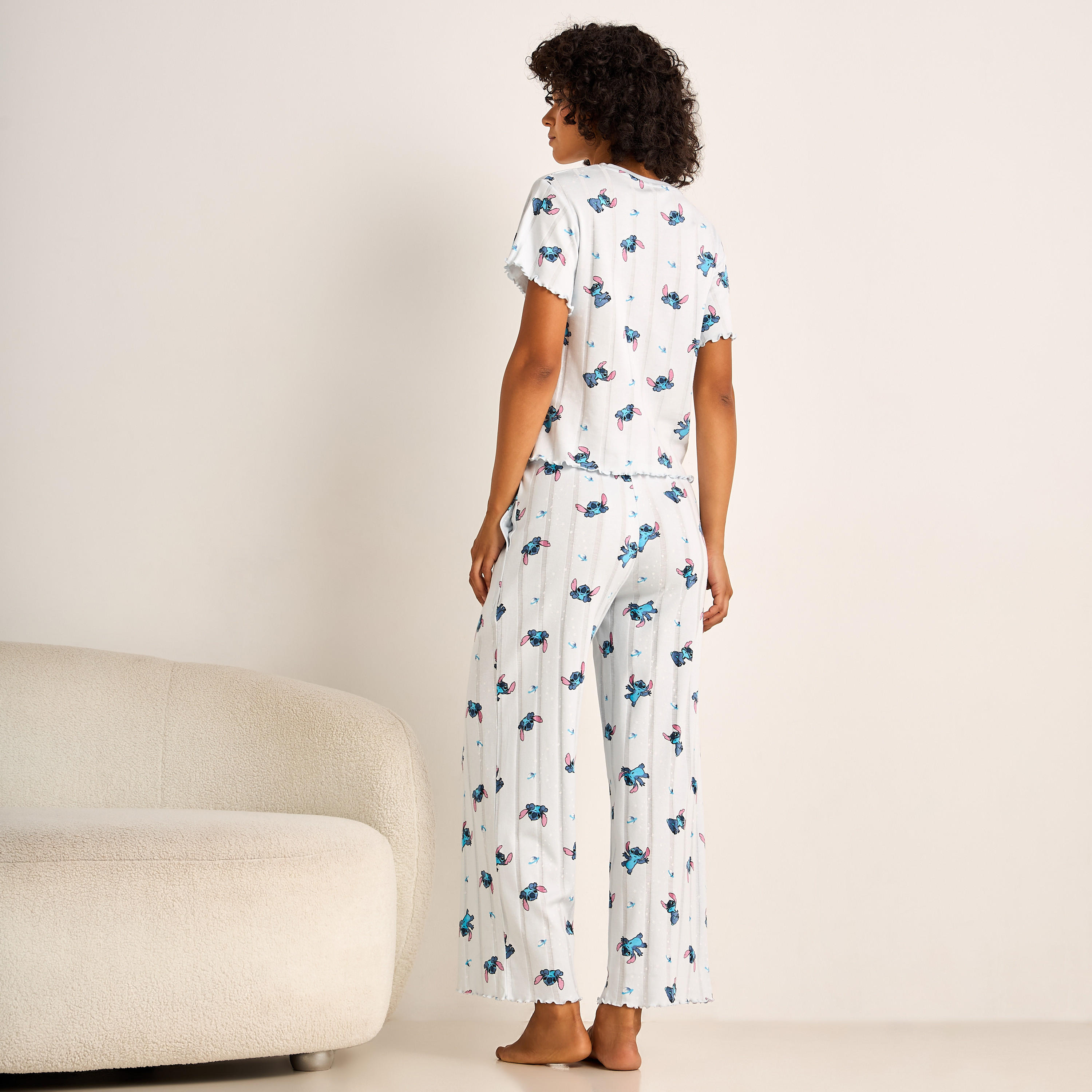 Pyjama Set Top & Trousers-women-clothing-nightwear-pyjamas-longsets-image-4