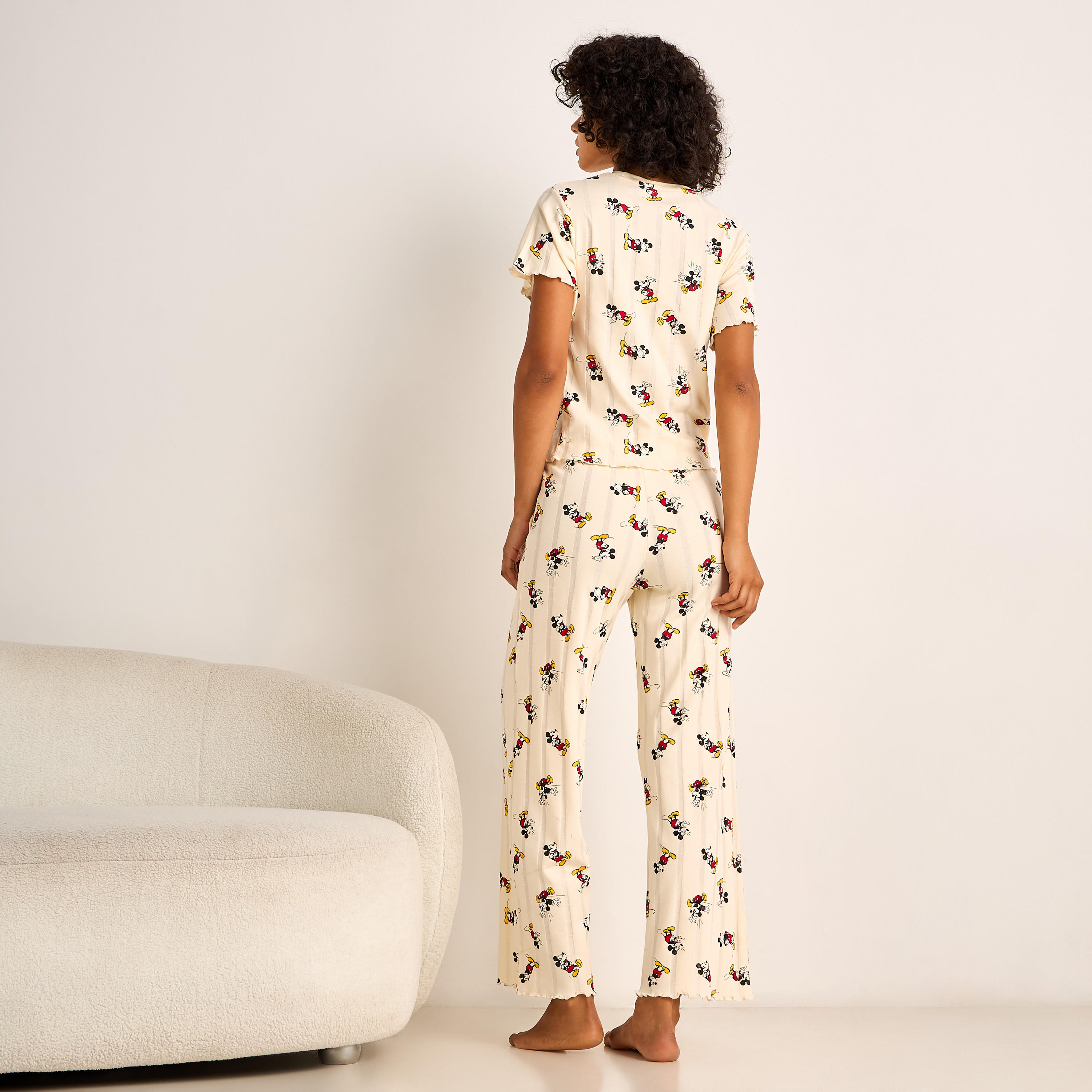 طقم بيجامة بلوزة وبنطلون-women-clothing-nightwear-pyjamas-longsets-image-3