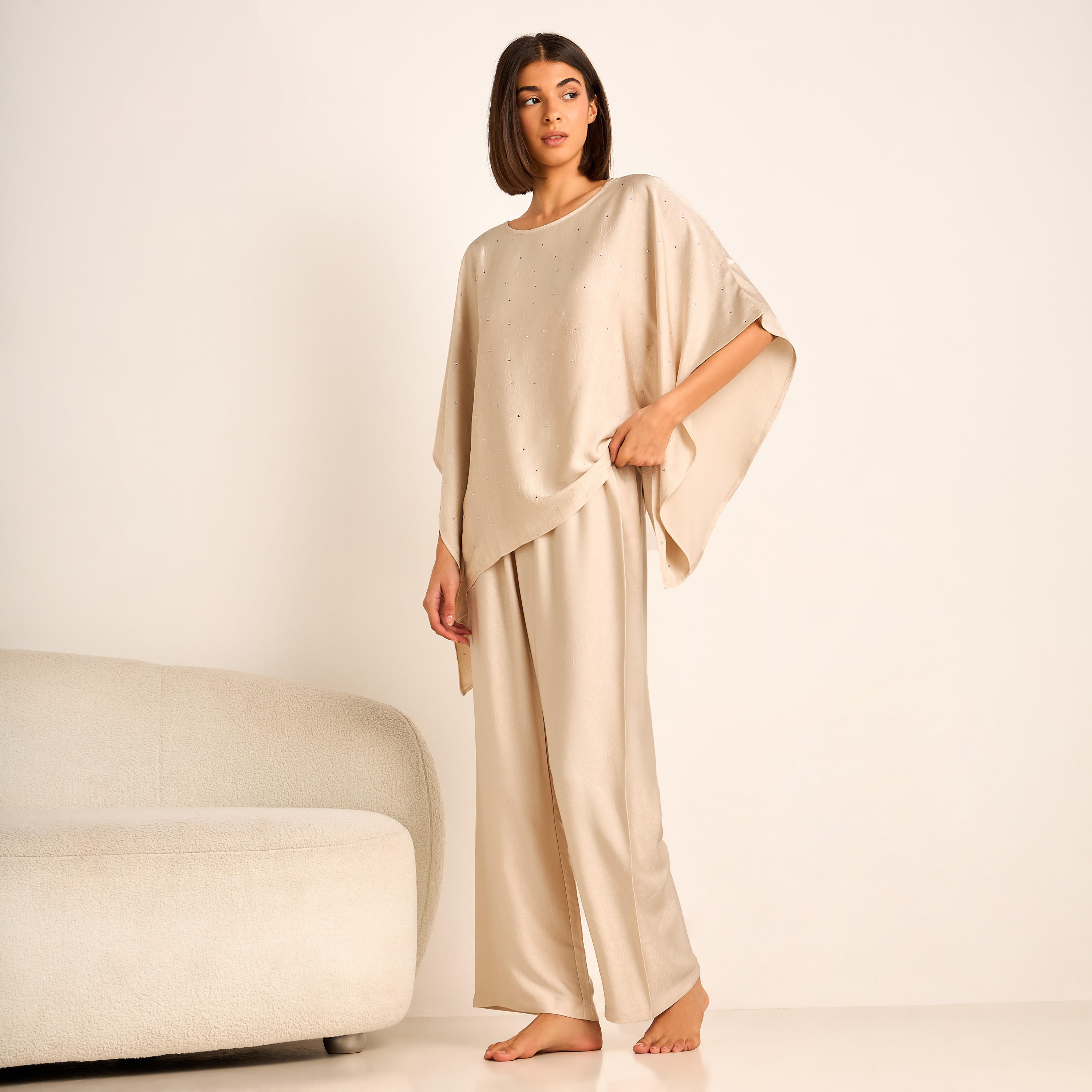 Pyjama Set Kaftan Top and Pants-women-clothing-nightwear-pyjamas-longsets-image-1