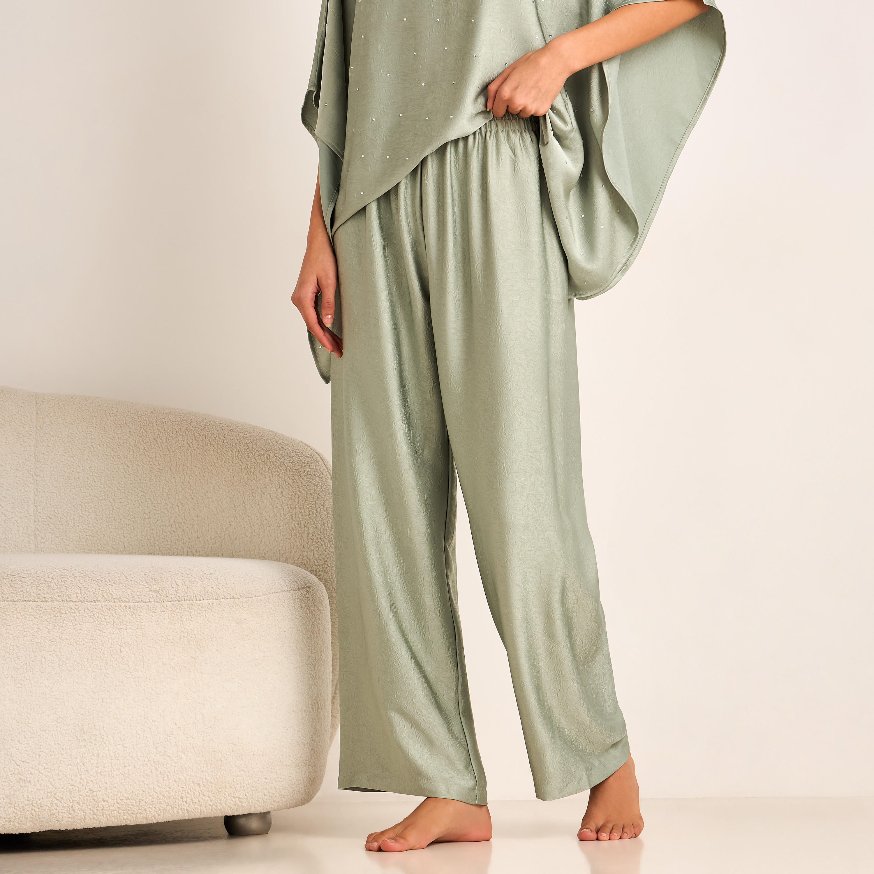 طقم بيجاما بنطلون وبلوزة قفطان-women-clothing-nightwear-pyjamas-longsets-image-4