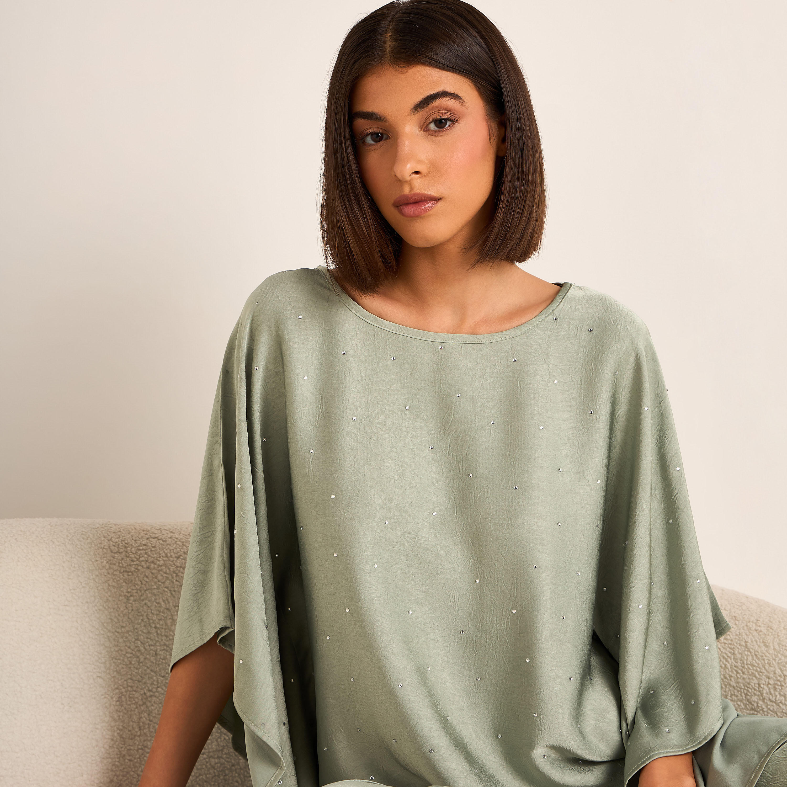 طقم بيجاما بنطلون وبلوزة قفطان-women-clothing-nightwear-pyjamas-longsets-image-5