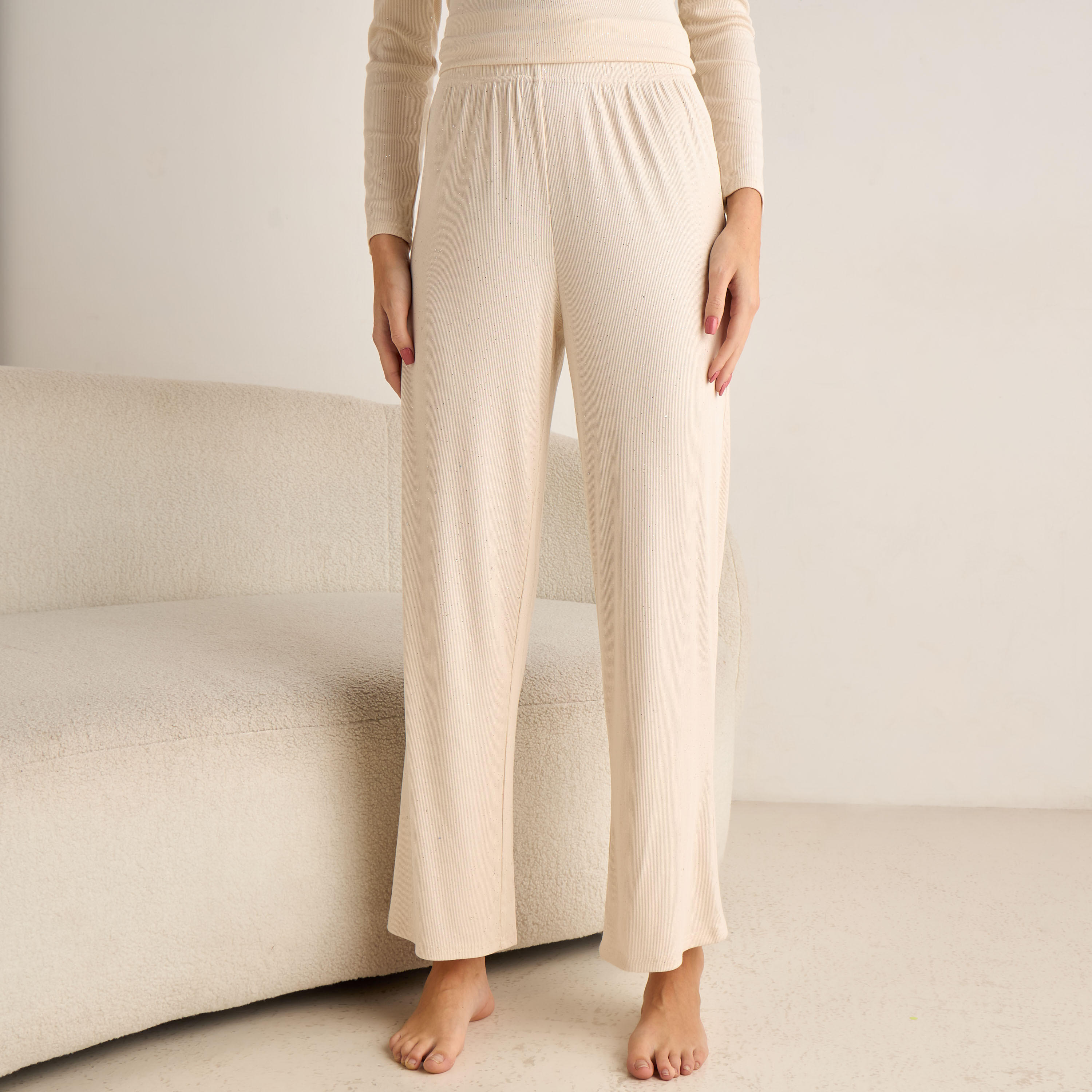 Pyjama Set Button-Down T-shirt and Pants-women-clothing-nightwear-pyjamas-longsets-image-3