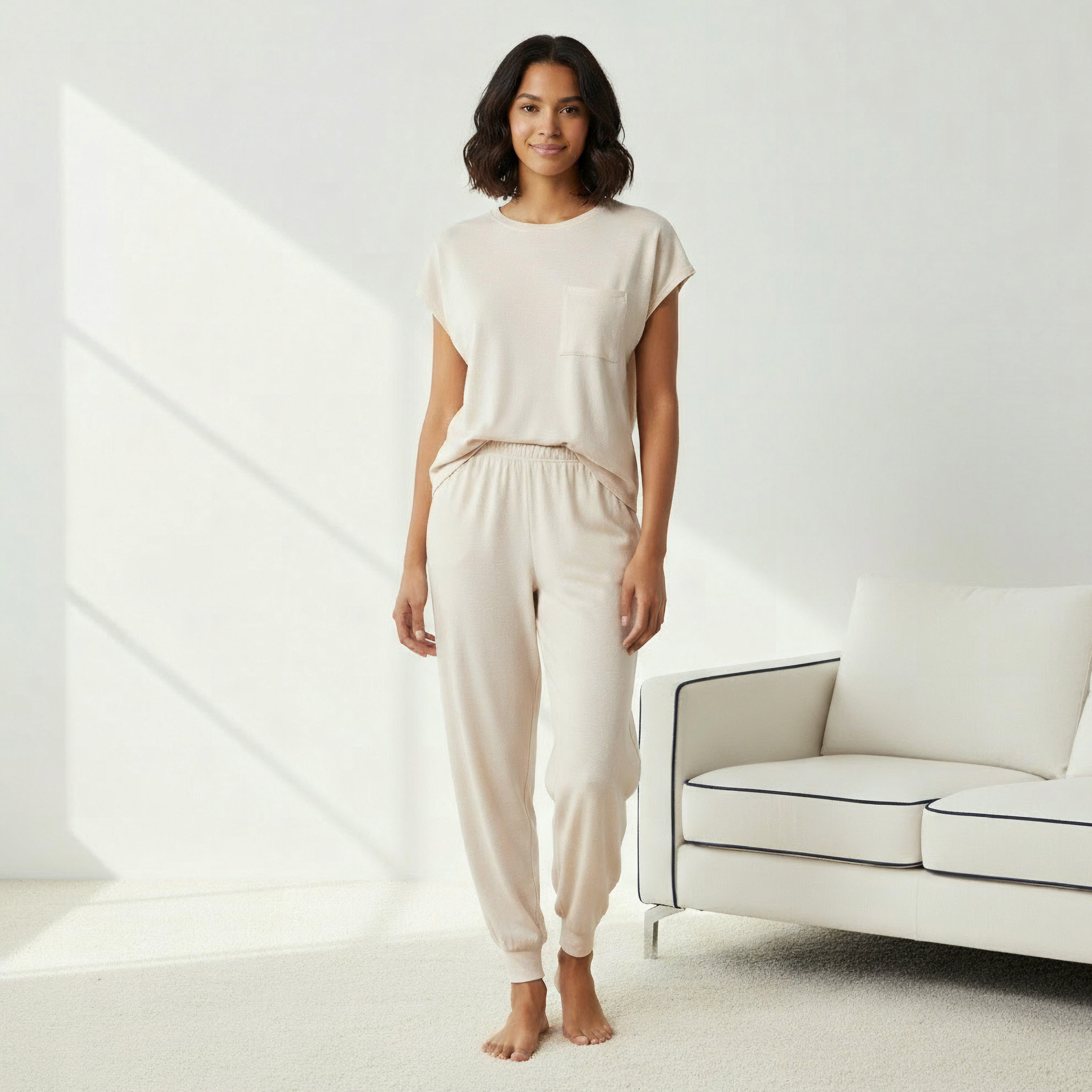 Pyjama Set Top & Trousers-women-clothing-nightwear-pyjamas-longsets-image-1