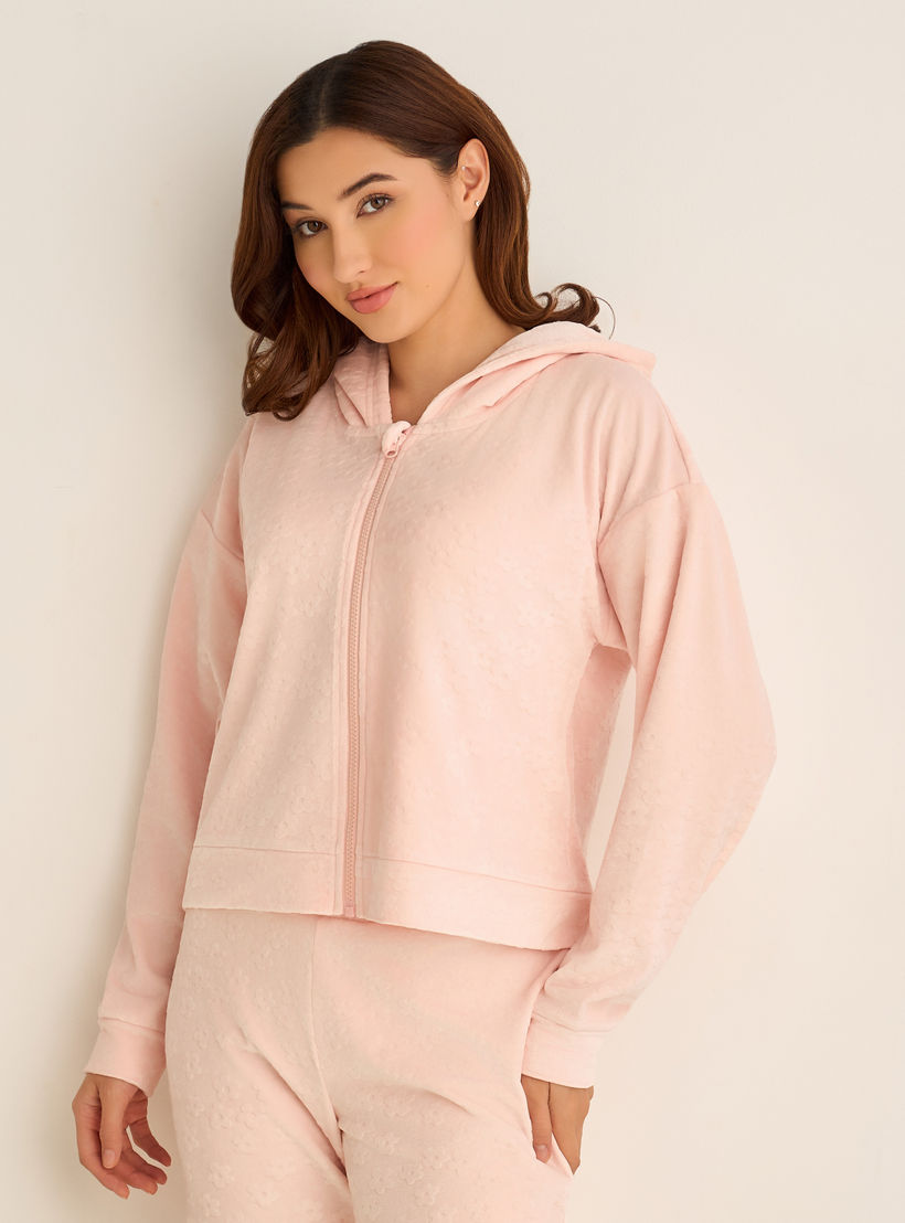 Pyjama Set Hooded Jacket & Trousers-women-clothing-nightwear-pyjamas-longsets-image-2