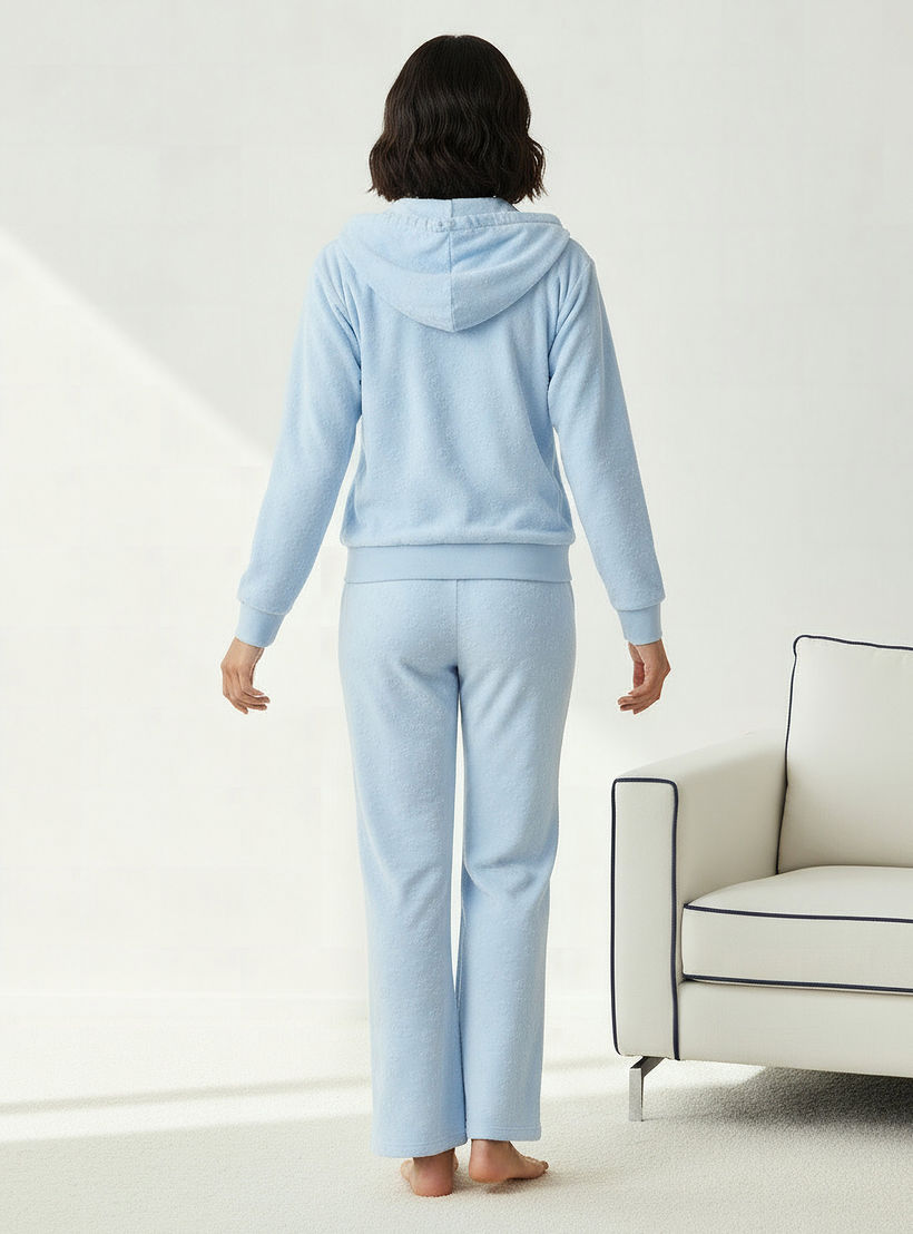 Pyjama Set Hooded Jacket & Trousers-women-clothing-nightwear-pyjamas-longsets-image-3