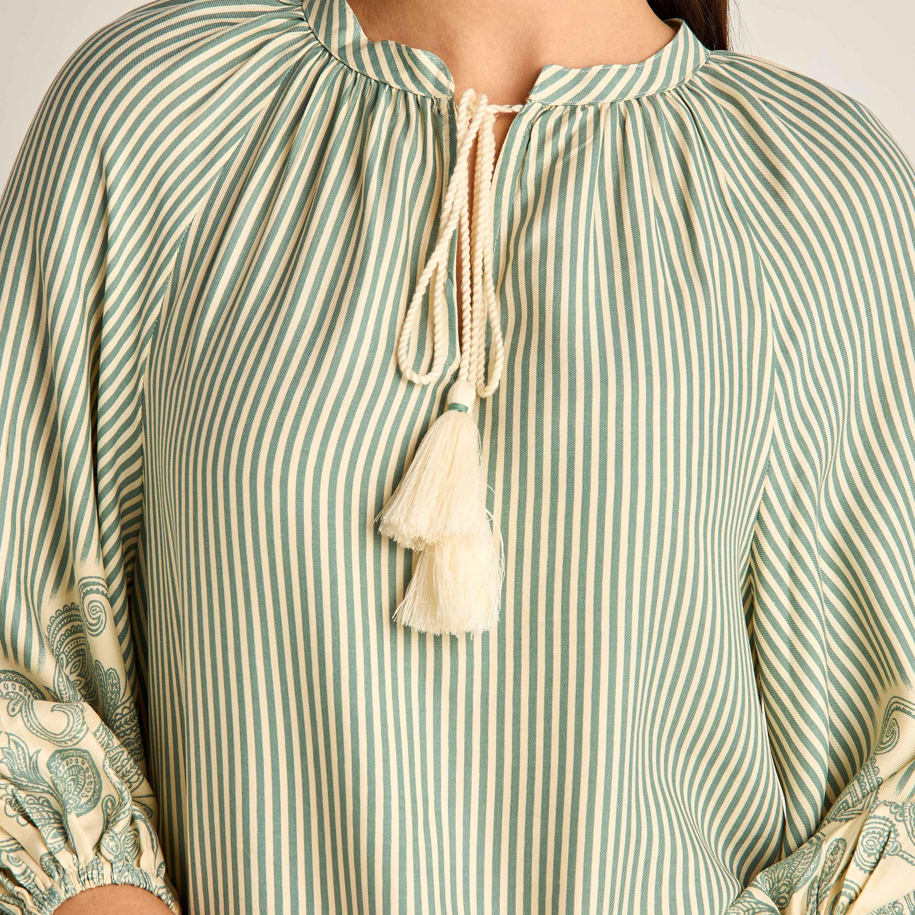 Night Gown Long Sleeve Tassel Tie-Ups Viscose-women-clothing-nightwear-nighties-image-3