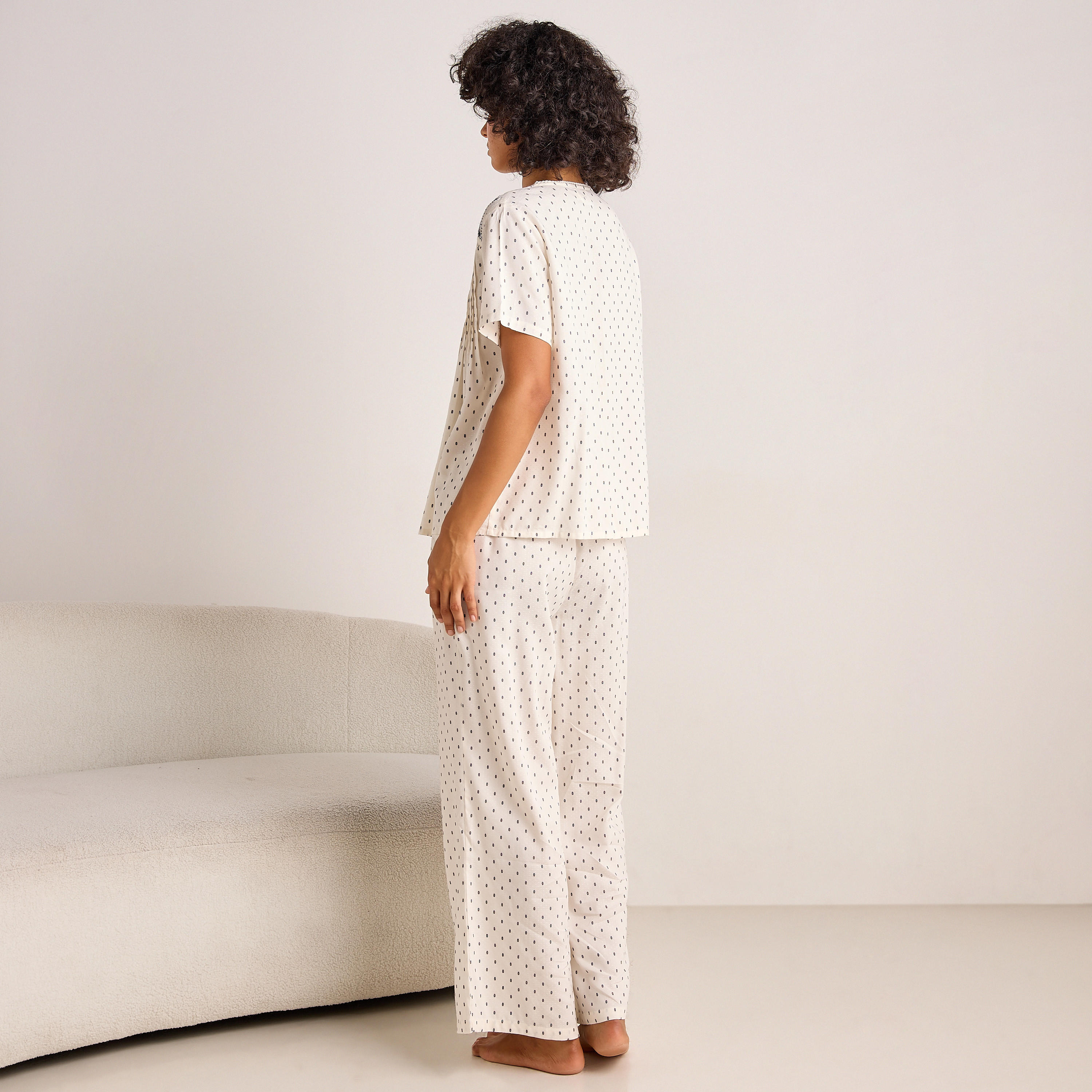 Pyjama Set Button-Down Top & Trousers-women-clothing-nightwear-pyjamas-longsets-image-4