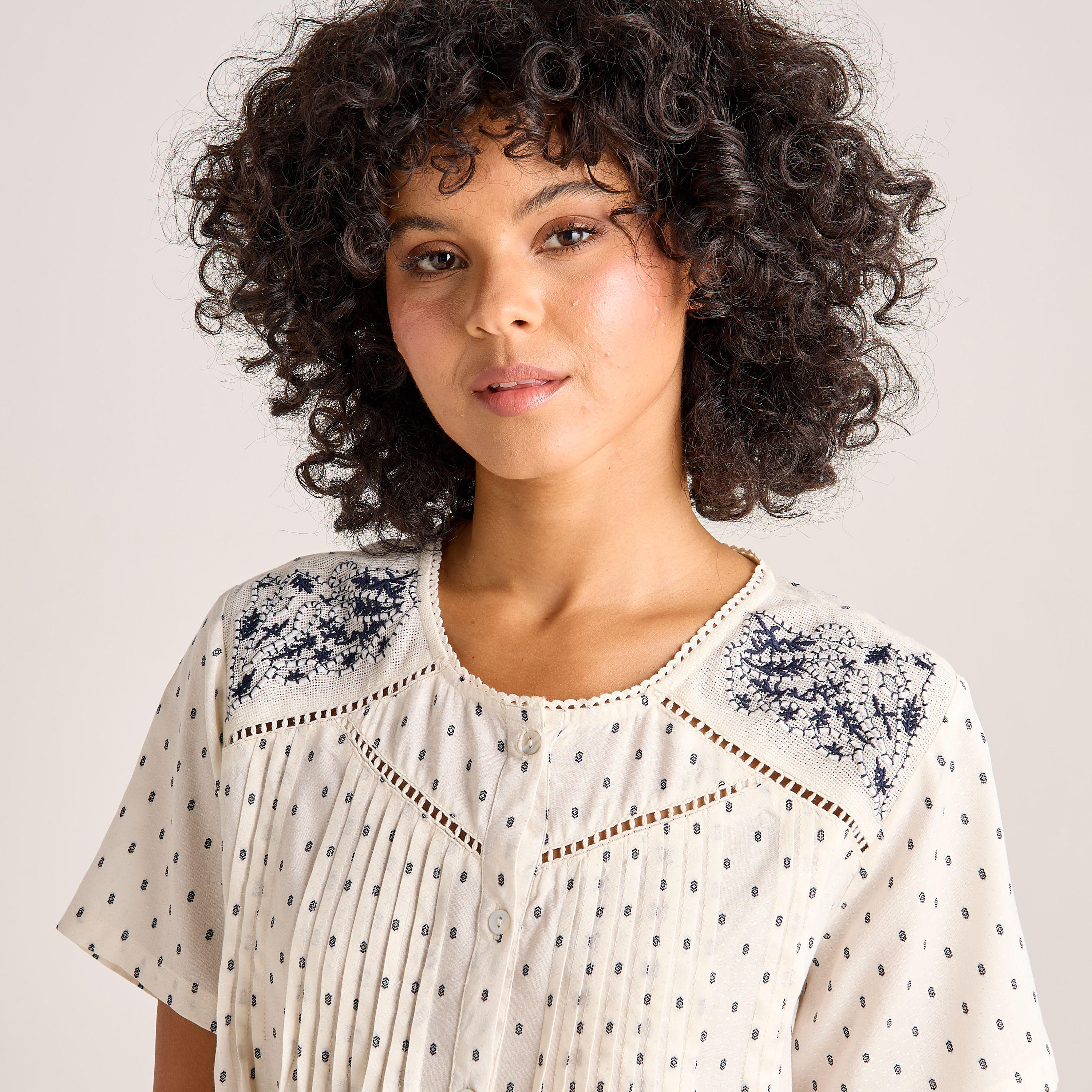 Pyjama Set Button-Down Top & Trousers-women-clothing-nightwear-pyjamas-longsets-image-5