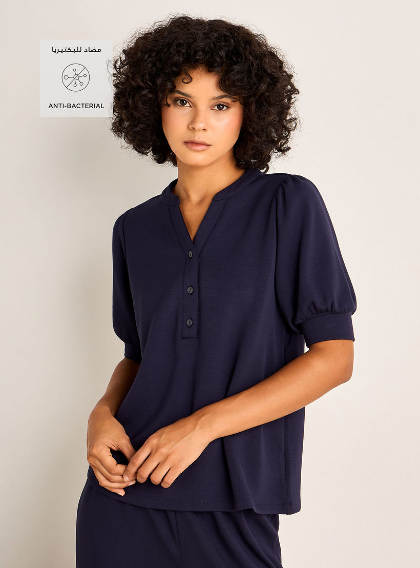 Pyjama Set Top & Trousers-women-clothing-nightwear-pyjamas-longsets-image-2