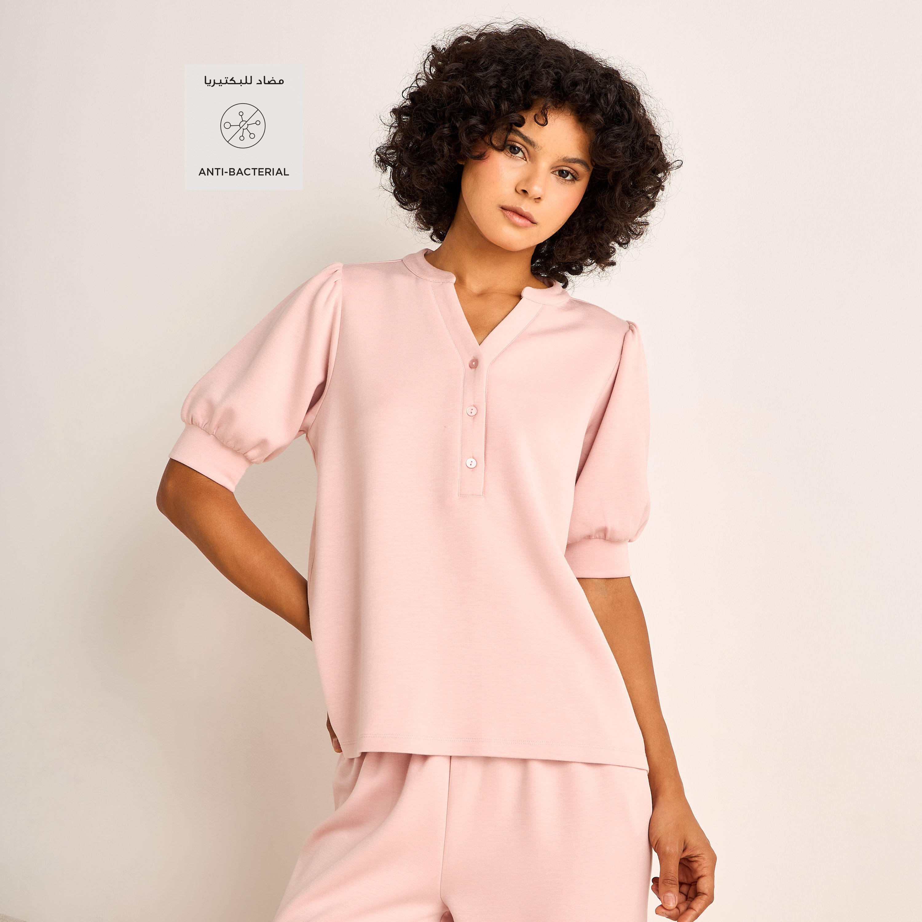 Pyjama Set Top & Trousers-women-clothing-nightwear-pyjamas-longsets-image-2