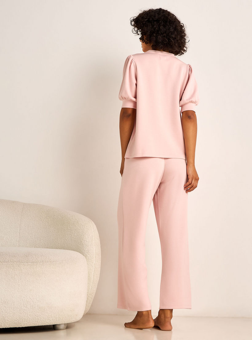 Pyjama Set Top & Trousers-women-clothing-nightwear-pyjamas-longsets-image-4