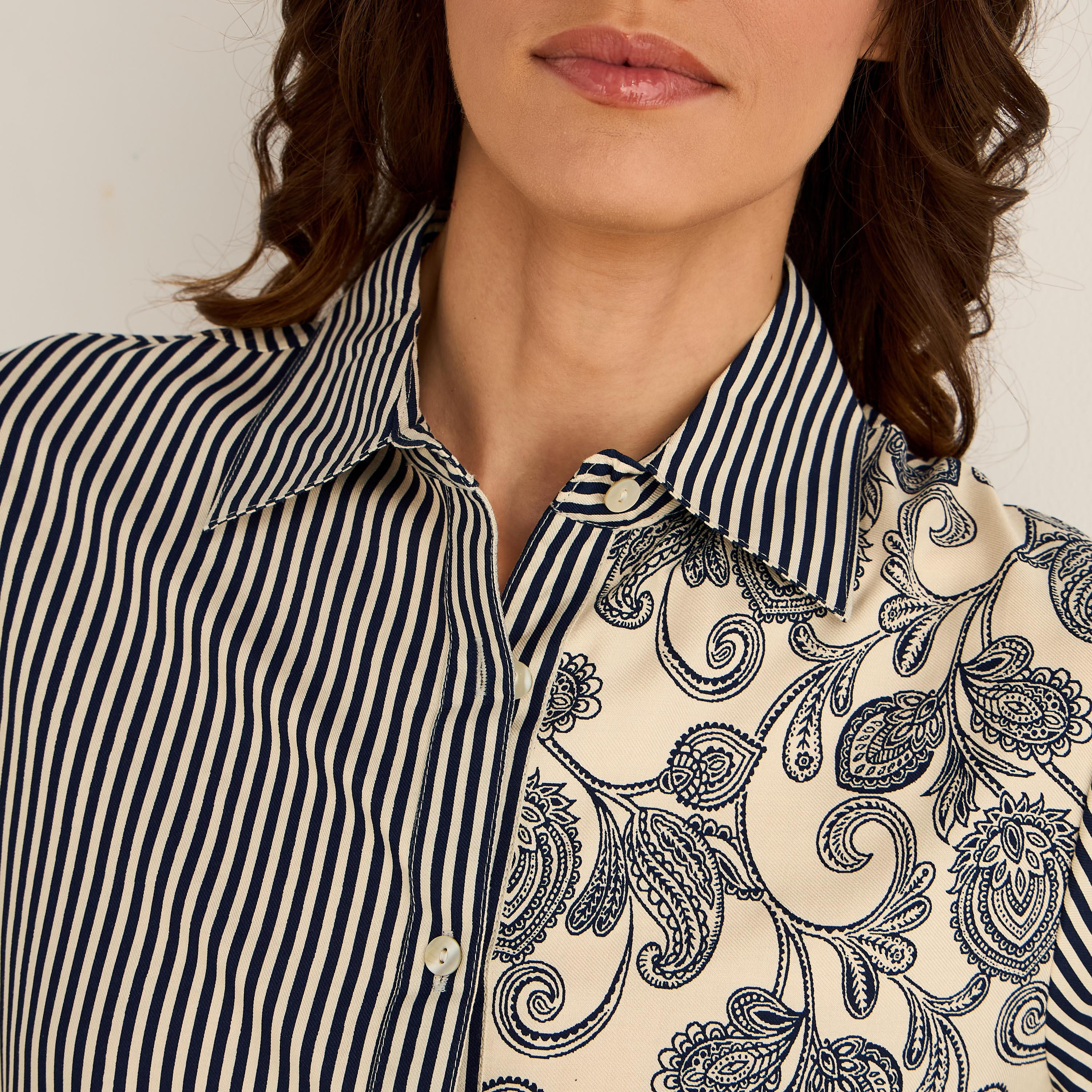 Pyjama Set Button-Down Shirt & Trousers Viscose-women-clothing-nightwear-pyjamas-longsets-image-5