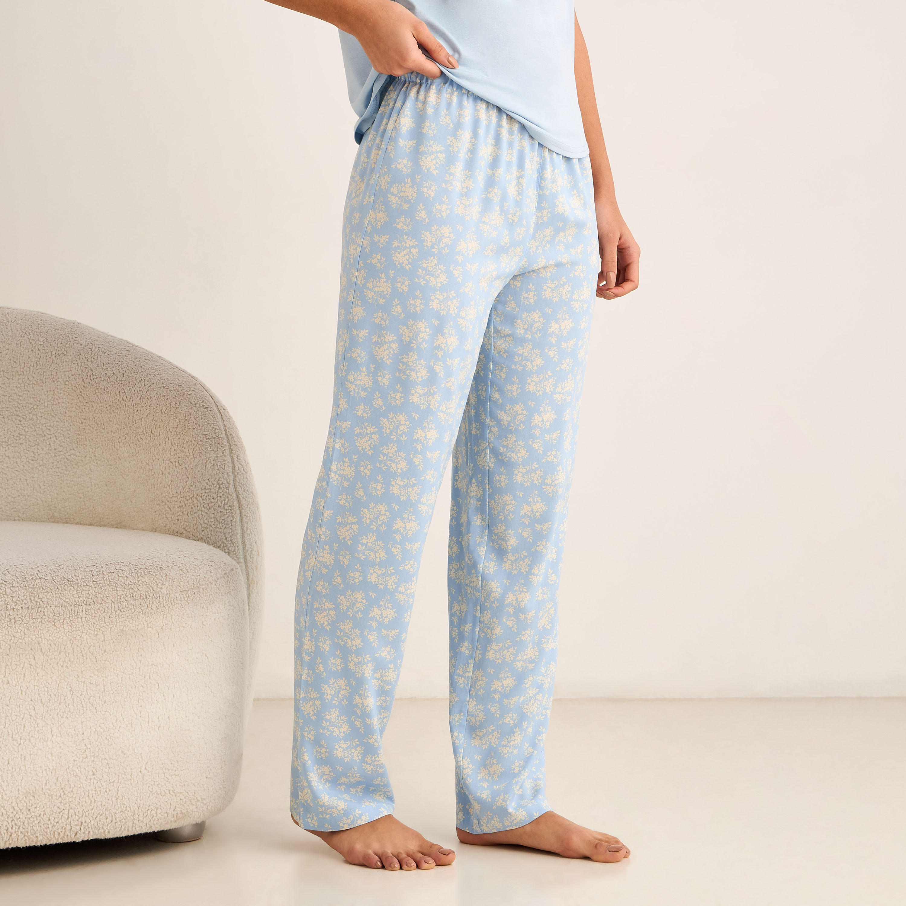 Pyjama Set T-shirt & Trousers-women-clothing-nightwear-pyjamas-longsets-image-3