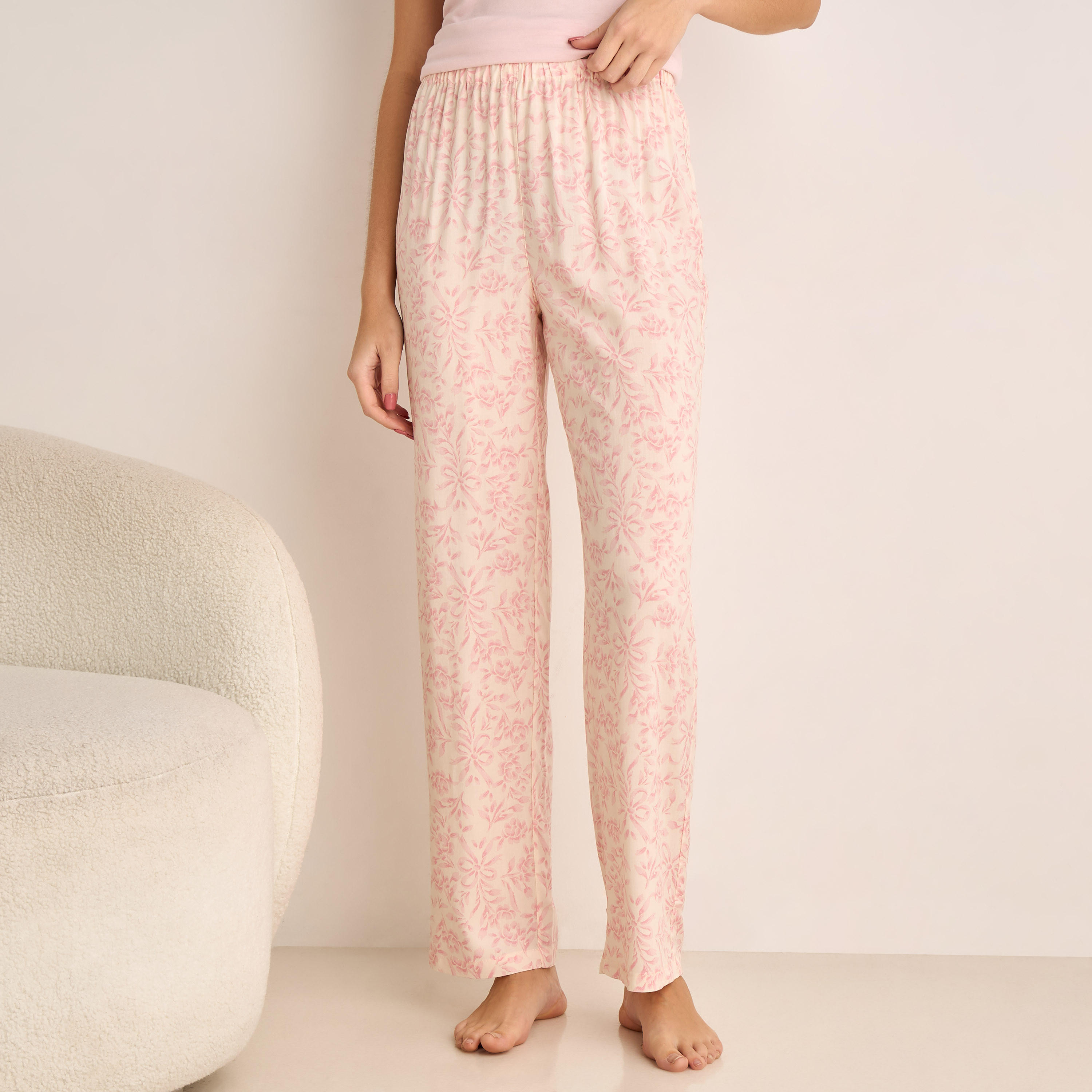 Pyjama Set T-shirt & Trousers-women-clothing-nightwear-pyjamas-longsets-image-5
