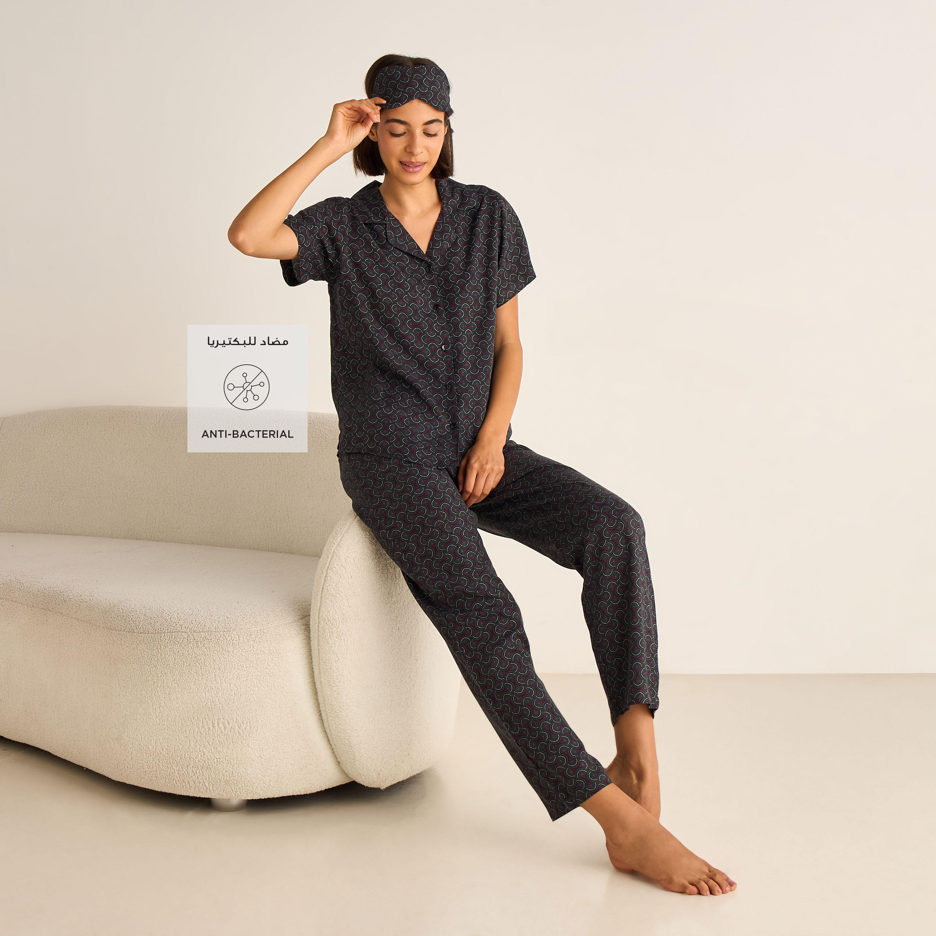 Pyjama Set Shirt & Trousers-women-clothing-nightwear-pyjamas-longsets-image-1